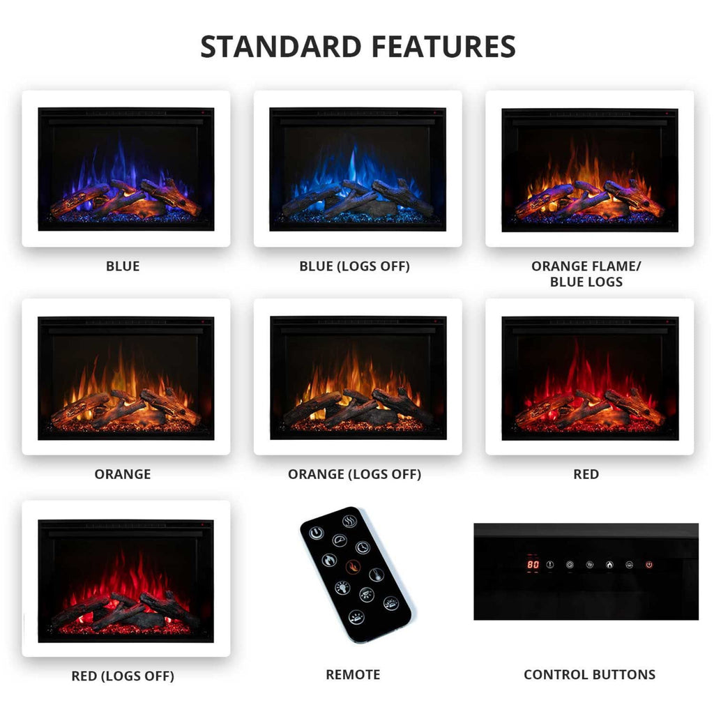 Modern Flames Redstone 54-Inch Built-In Traditional Electric Fireplace [RS-5435] (SAK48153)