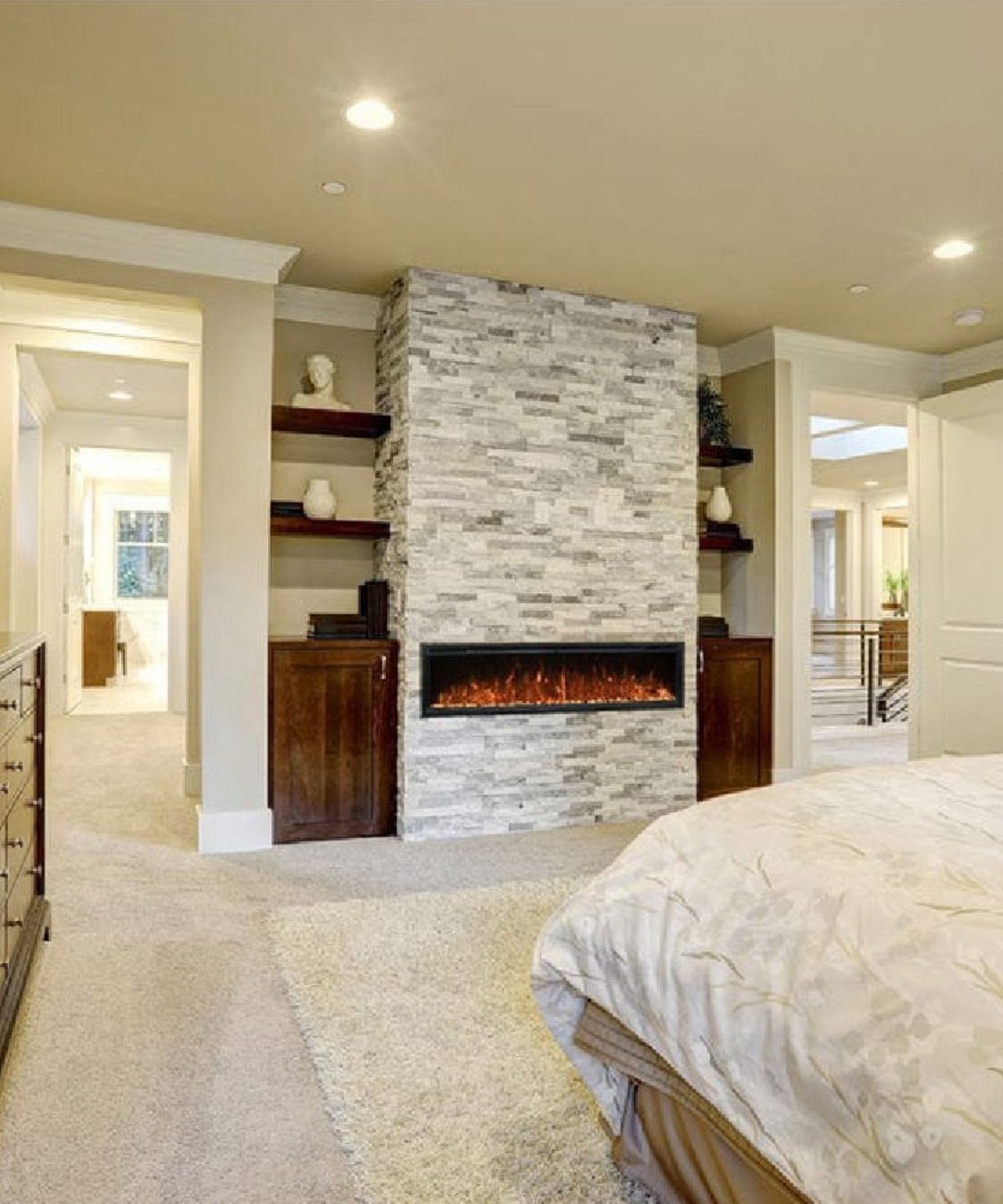 Modern Flames Spectrum Slimline 50-Inch Wall Mount Linear Electric Fireplace [SPS-50B] (SAK69230)