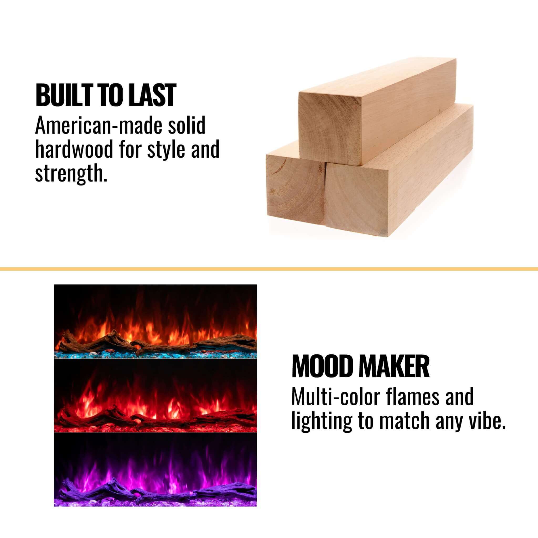 Modern Flames Landscape Pro Multi 68-Inch Linear Multi-Sided Electric Fireplace [LPM-6816] (SAK15284)