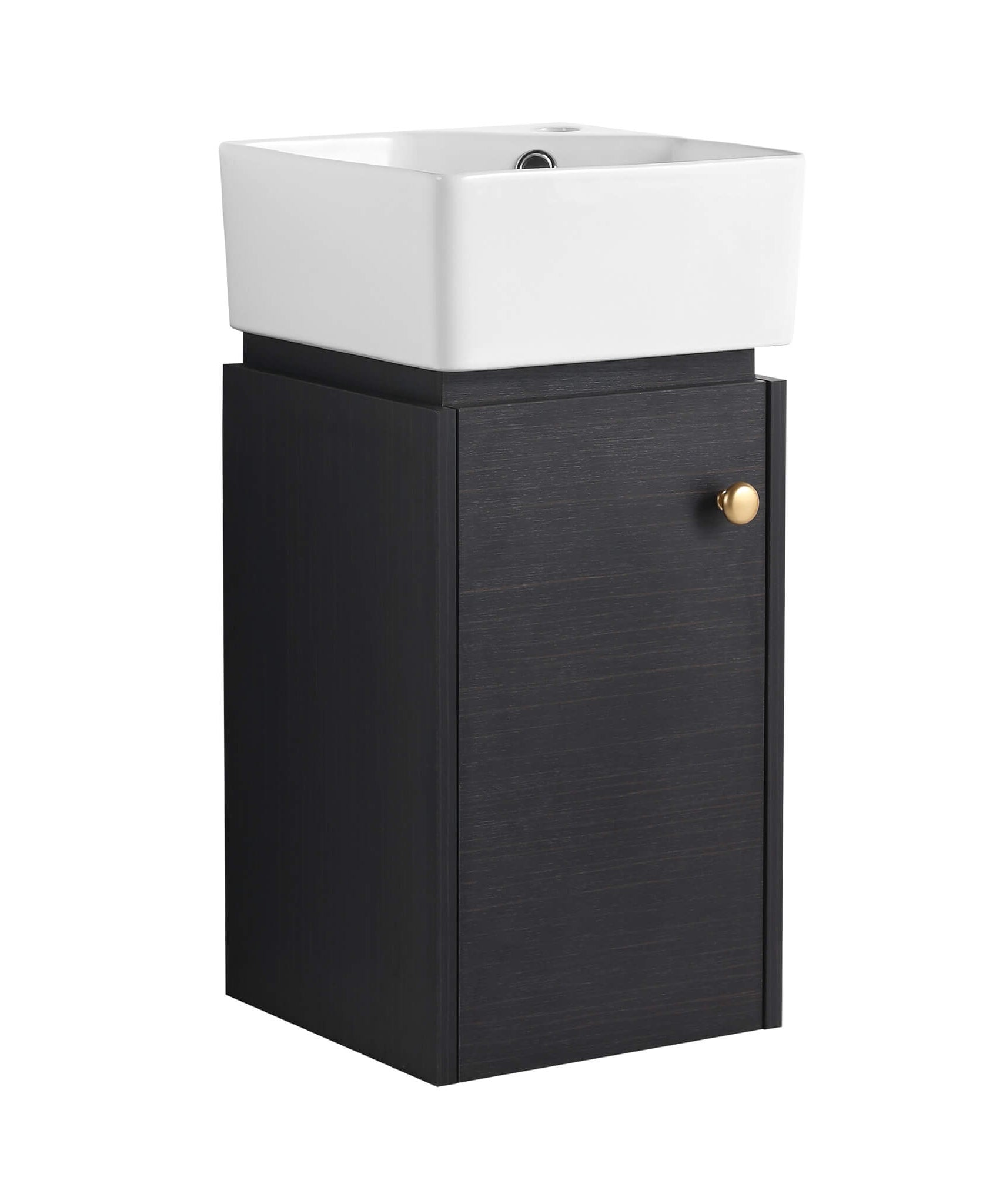 Nuvia Modern Wall-Mounted Bathroom Vanity With Ceramic Sink And Soft Close Door (SAK05214)