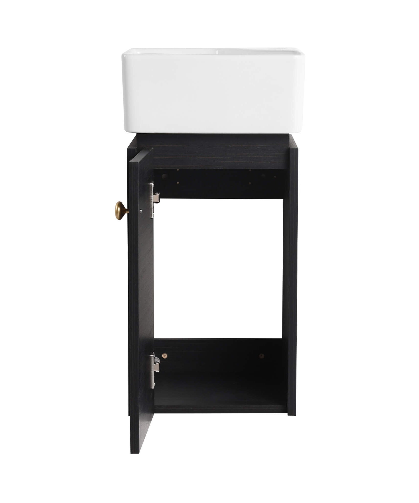 Nuvia Modern Wall-Mounted Bathroom Vanity With Ceramic Sink And Soft Close Door (SAK05214)