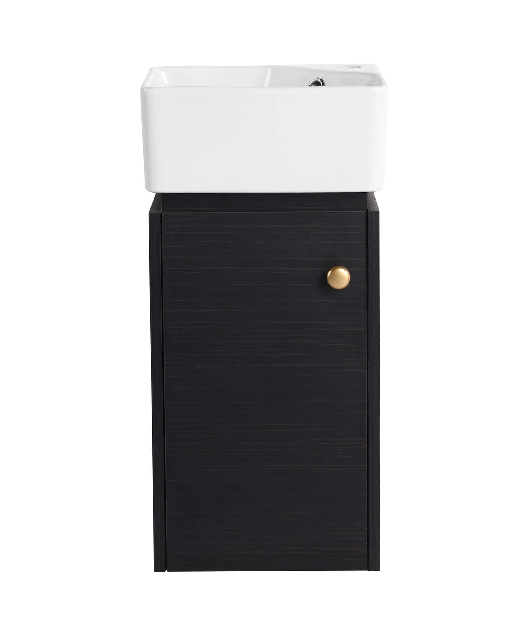 Nuvia Modern Wall-Mounted Bathroom Vanity With Ceramic Sink And Soft Close Door (SAK05214)