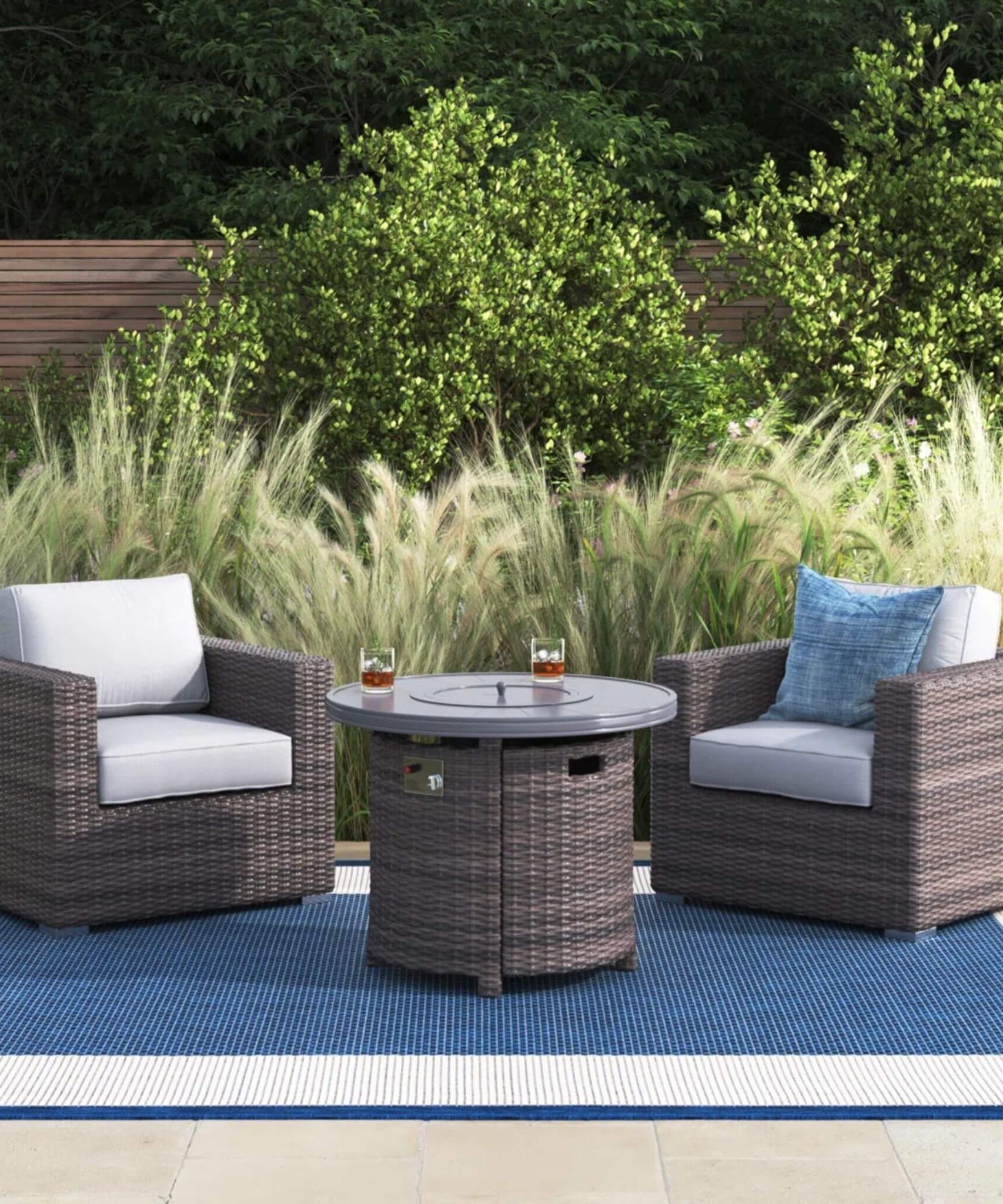 Alora 3-Piece Modular Rattan Patio Sofa Set With Weather-Resistant Cushions (SAK75321)
