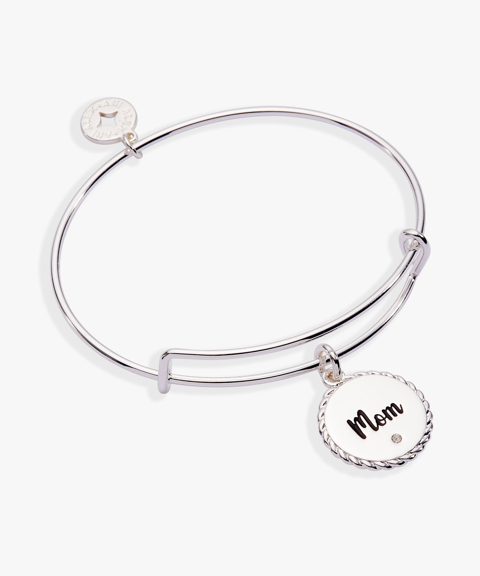 Mom 'Bonded By Love, Connected For Life' Charm Bangle
