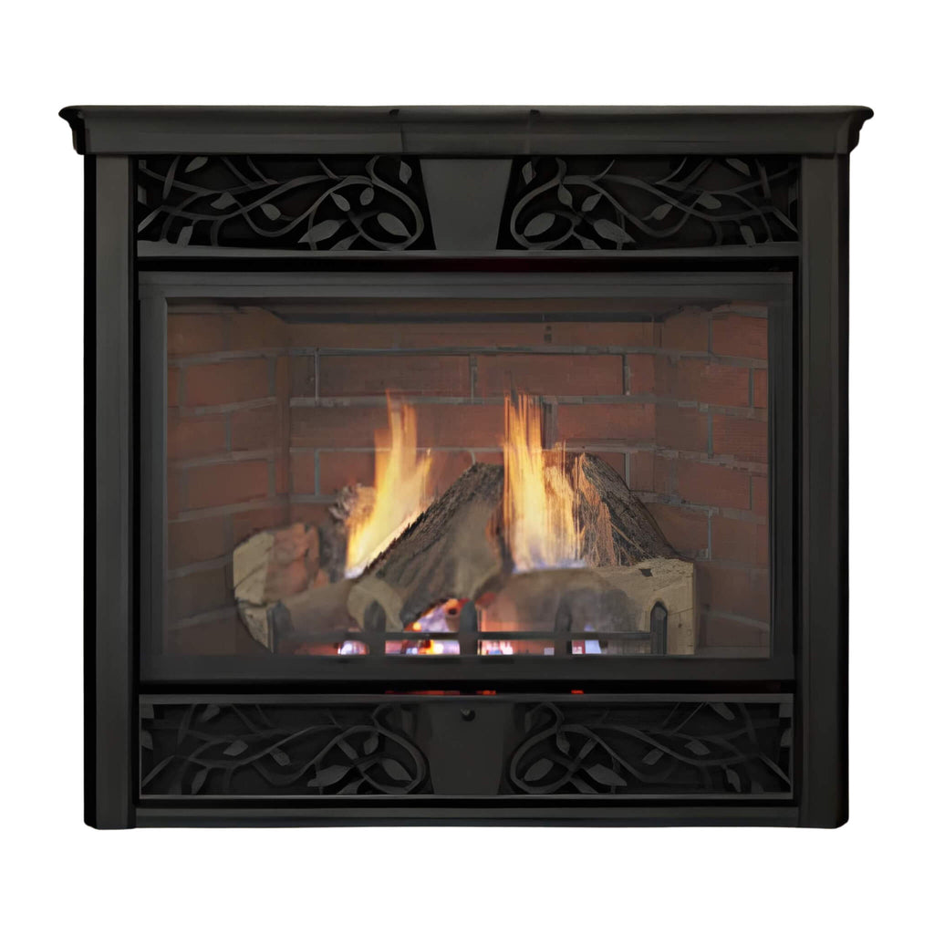 Monessen 24-Inch Traditional Style Vent-Free Natural Gas Fireplace With IPI control System [VFC24LNI] (SAK59142)