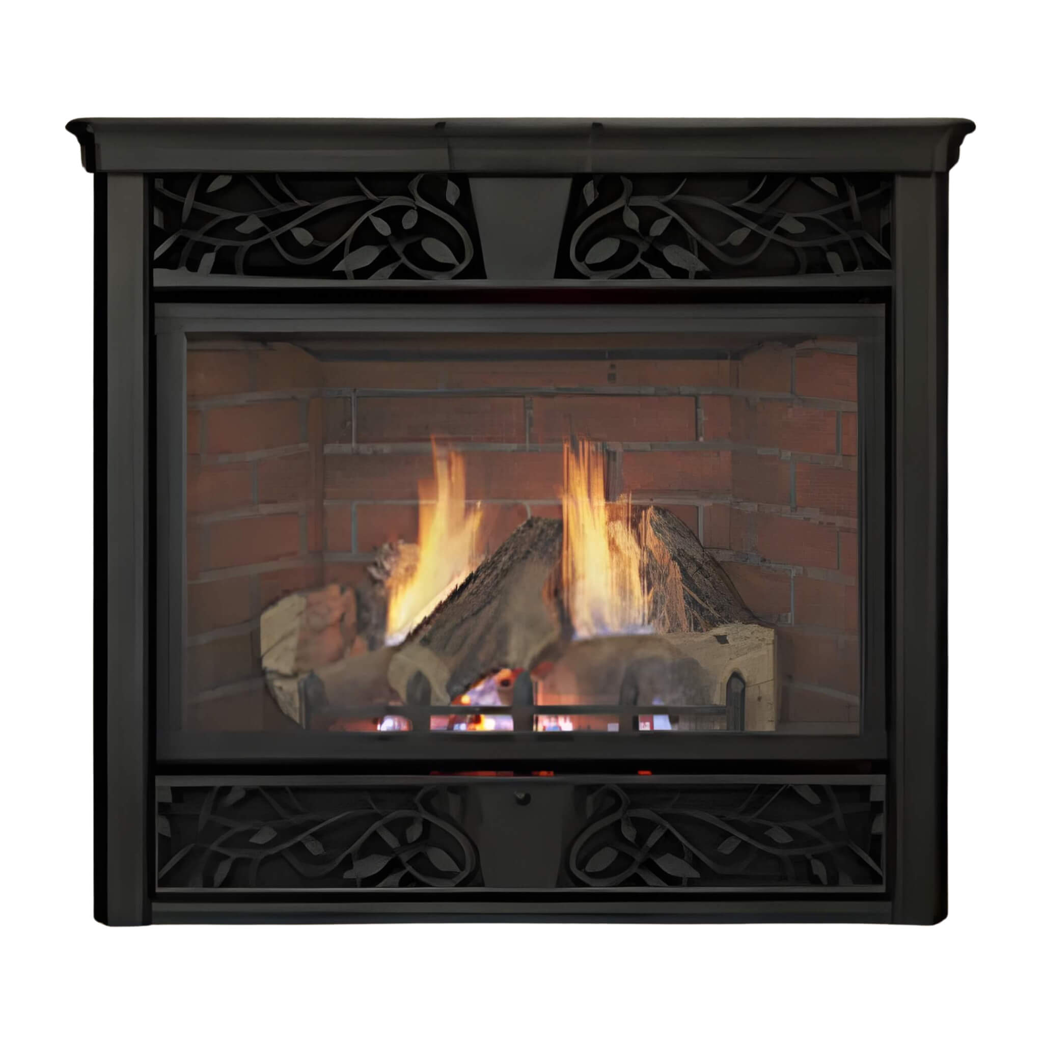 Monessen 24-Inch Traditional Style Vent-Free Natural Gas Fireplace With IPI control System [VFC24LNI] (SAK59142)