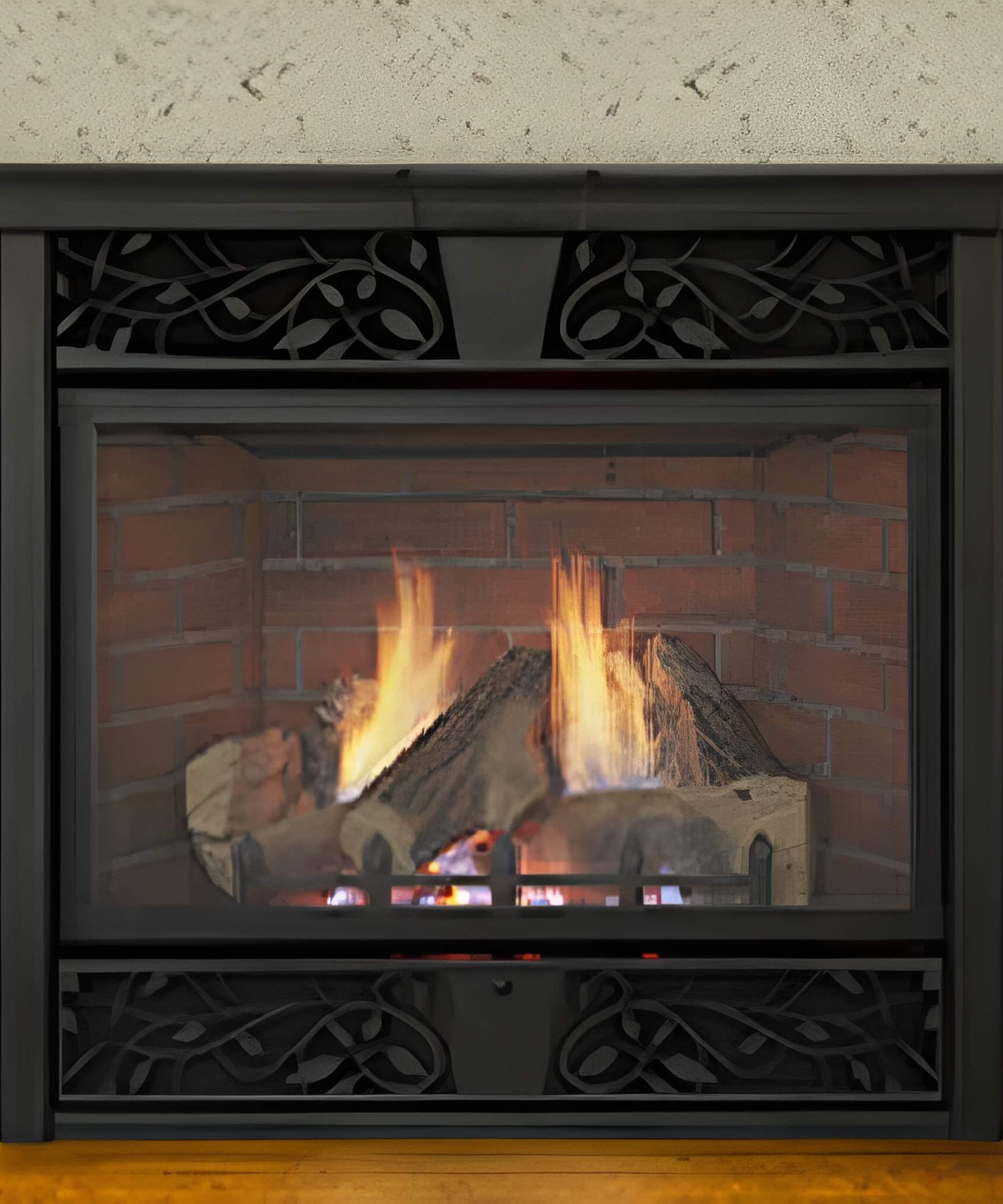 Monessen 24-Inch Traditional Style Vent-Free Natural Gas Fireplace With IPI control System [VFC24LNI] (SAK59142)