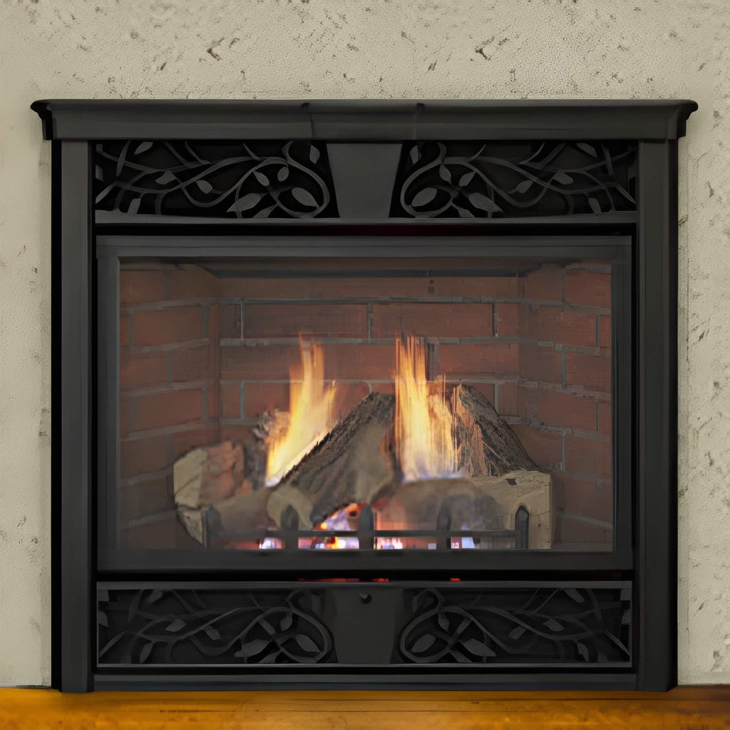 Monessen 24-Inch Traditional Style Vent-Free Natural Gas Fireplace With IPI control System [VFC24LNI] (SAK59142)