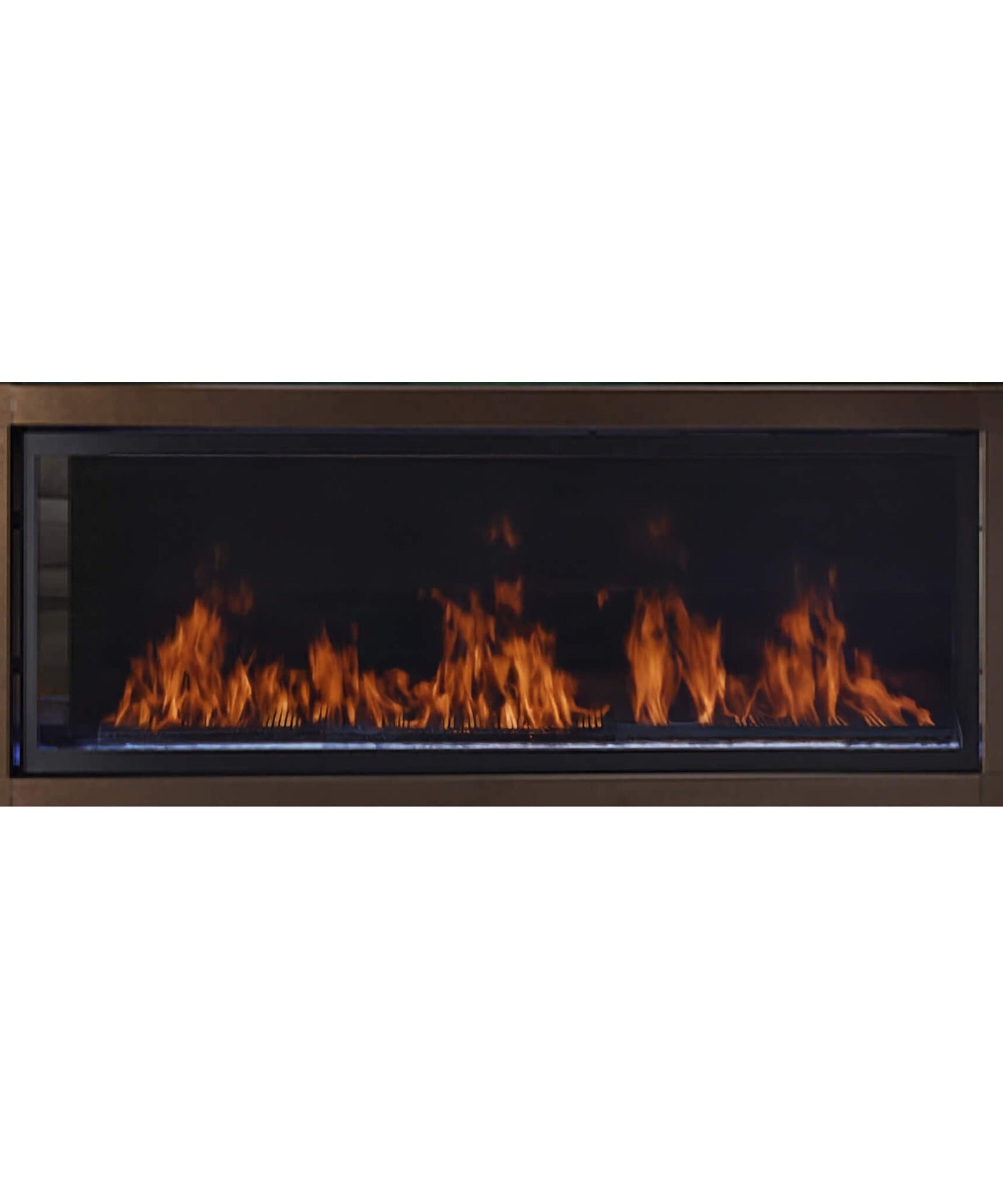 Monessen Artisan AVFL 48-Inch Vent-Free See-Through Linear Fireplace With Intellifire Touch 2.0 Ignition System [AVFLST48N/PIF] (SAK15673)
