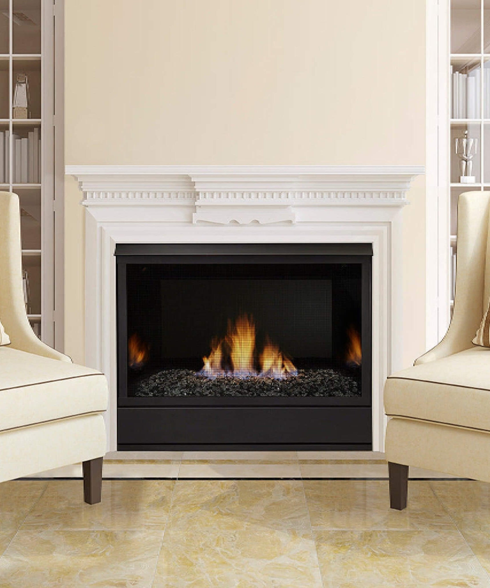 Monessen Aria VFF32/36L Series Vent-Free Traditional Style Fireplace (SAK30485)