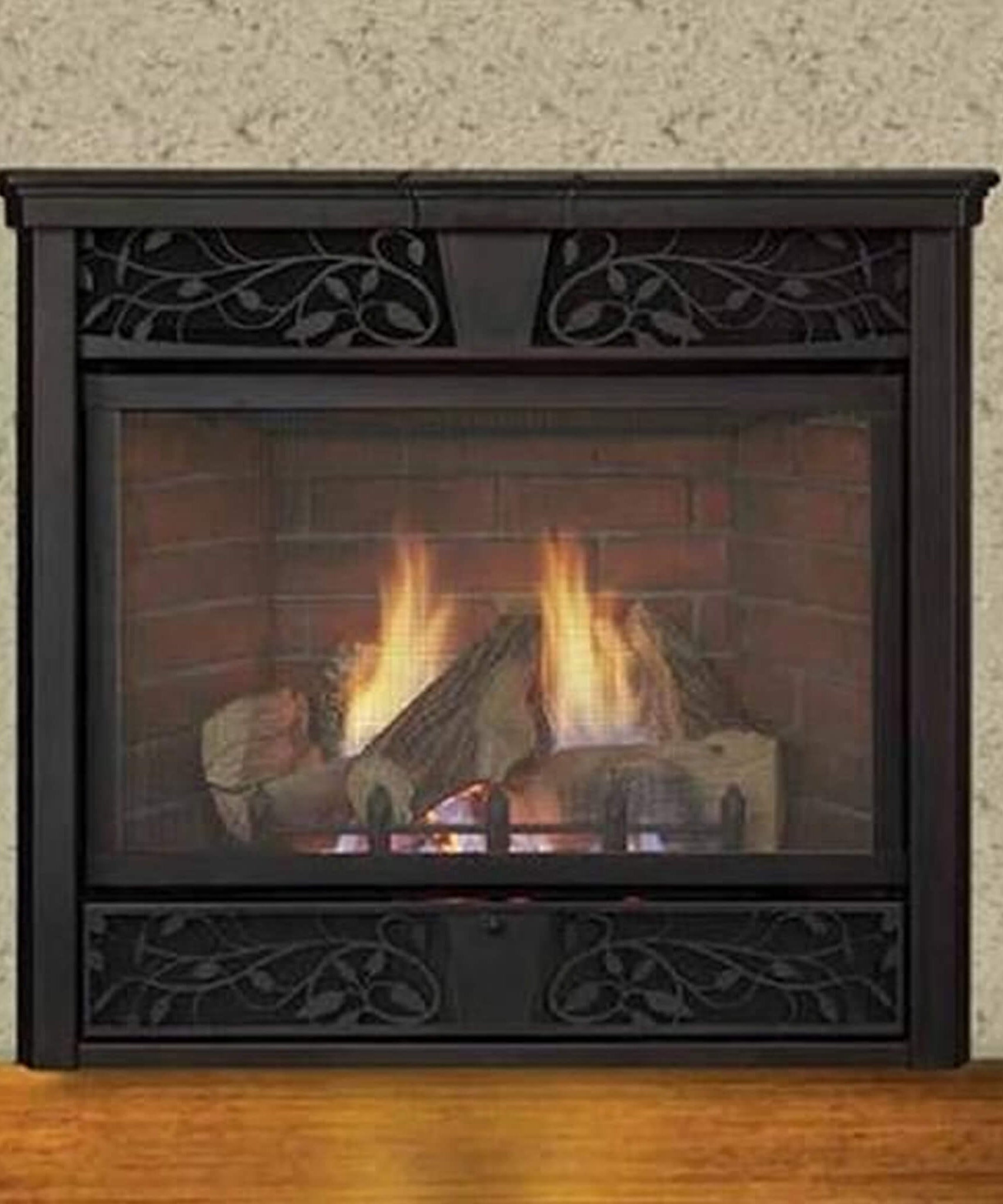Monessen Symphony 32-Inch Vent-Free Traditional Fireplace With Control System [VFC32L] (SAK87014)