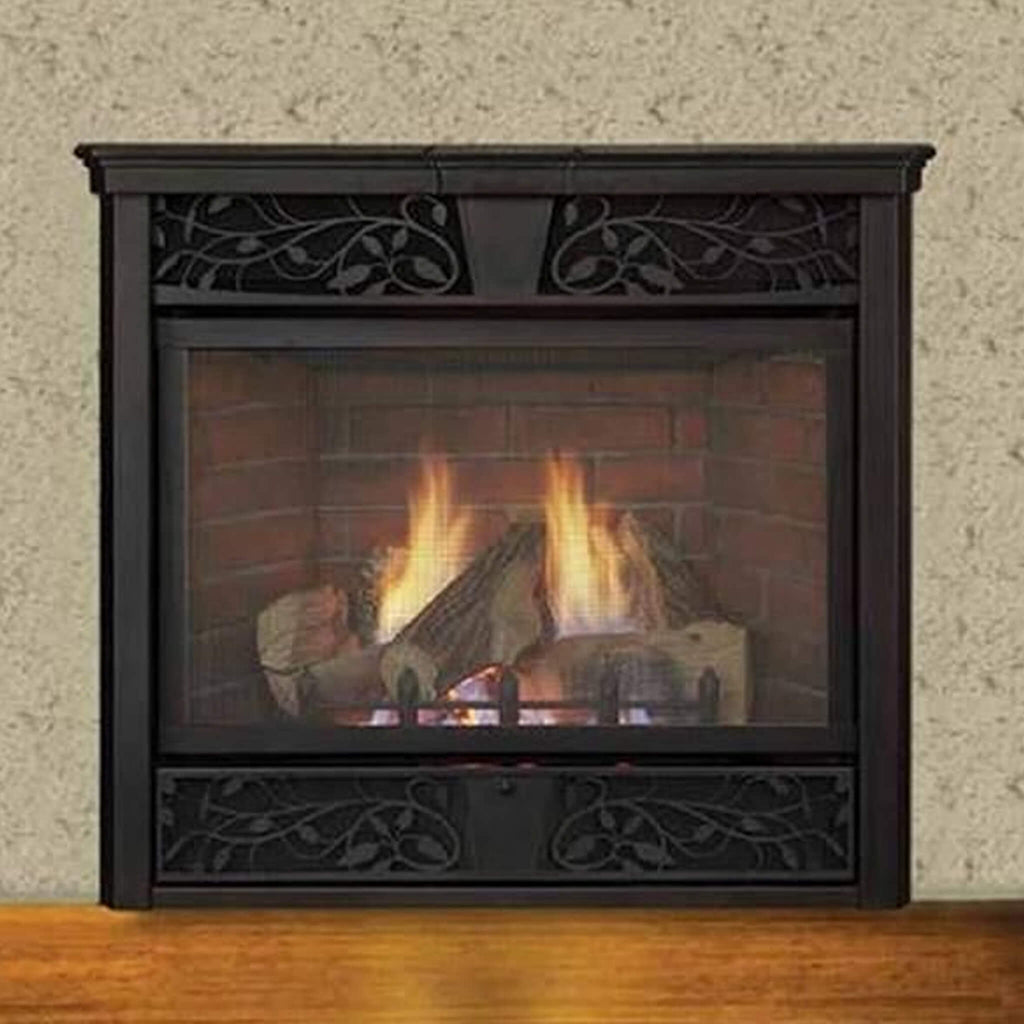 Monessen Symphony 32-Inch Vent-Free Traditional Fireplace With Control System [VFC32L] (SAK87014)