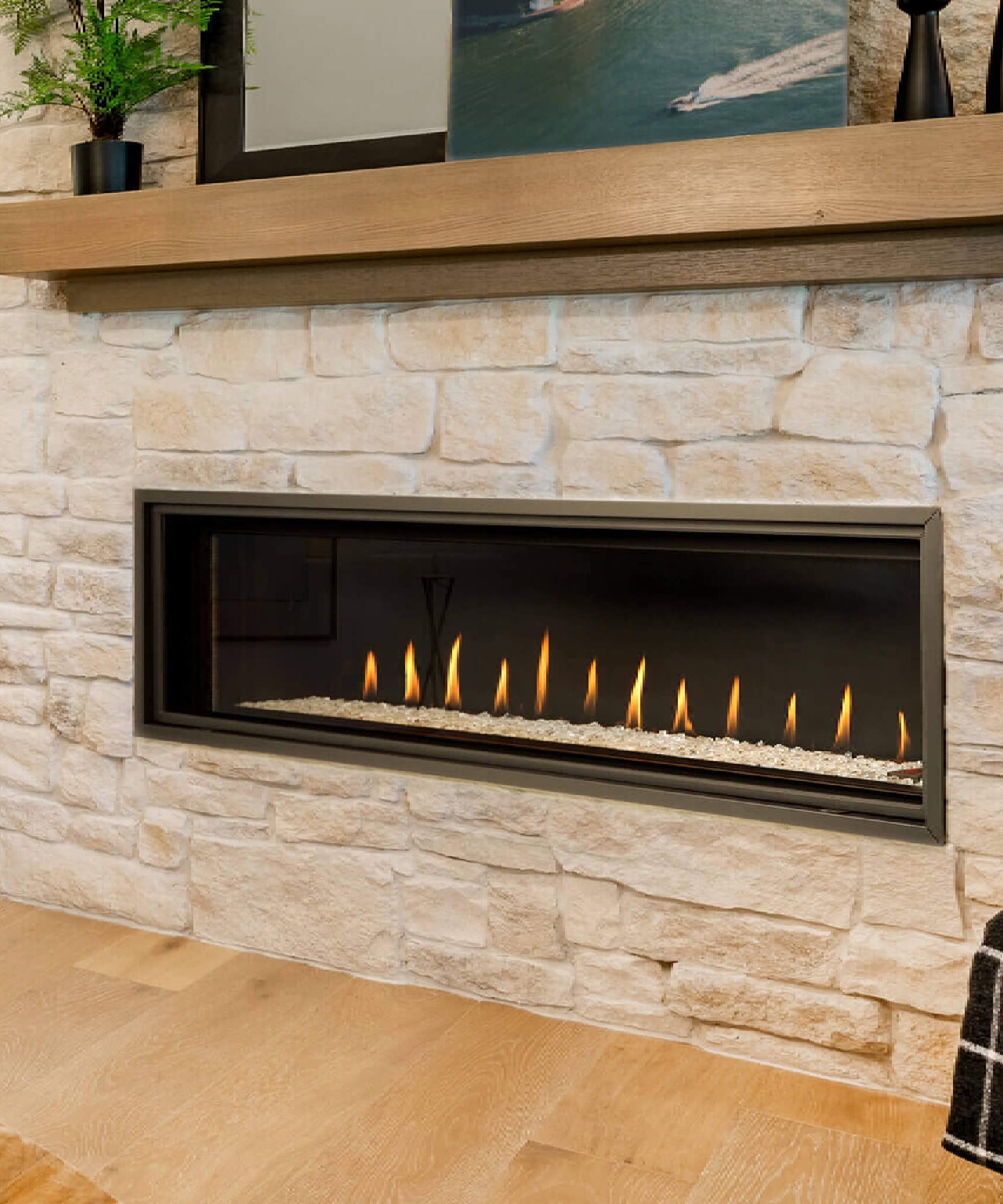Montigo DelRay Linear Direct Vent Natural Gas Fireplace [DRL36/48/6013NI] (SAK31245)