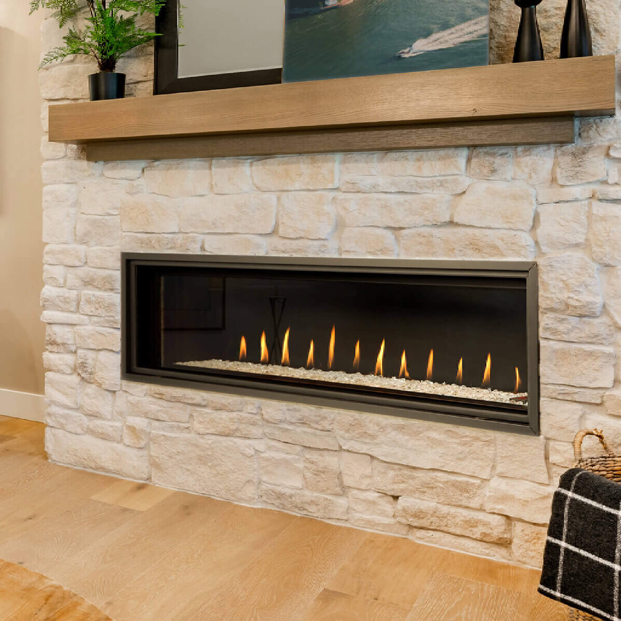 Montigo DelRay Linear Direct Vent Natural Gas Fireplace [DRL36/48/6013NI] (SAK31245)