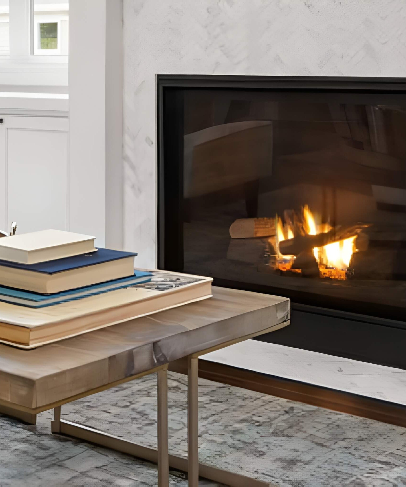 Montigo DelRay Square Full Load Direct Vent Natural Gas Fireplace With Battery Backup [DRSQ34/38/42NI-2] (SAK15983)