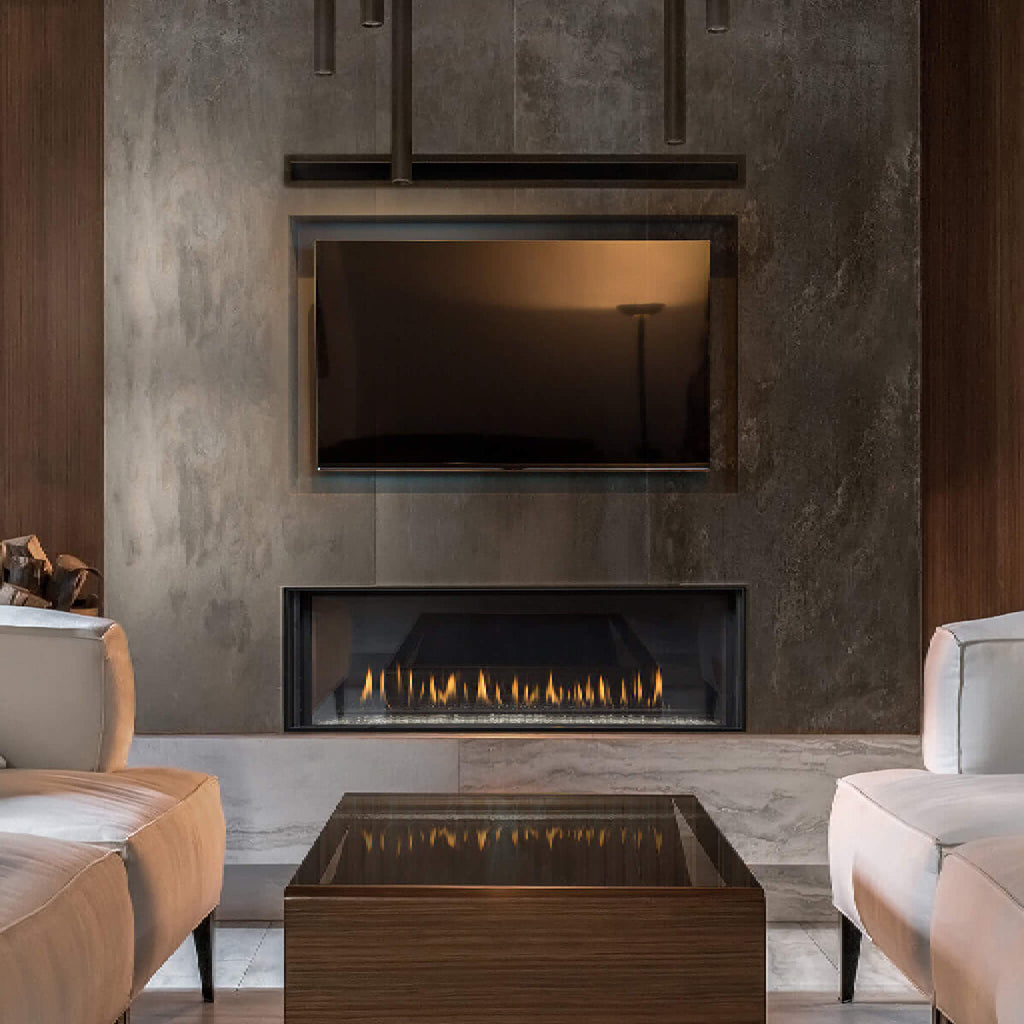 Montigo Distinction 48-Inch Single Sided Linear Direct Vent Natural Gas Fireplace [D4815NI-2] (SAK48267)