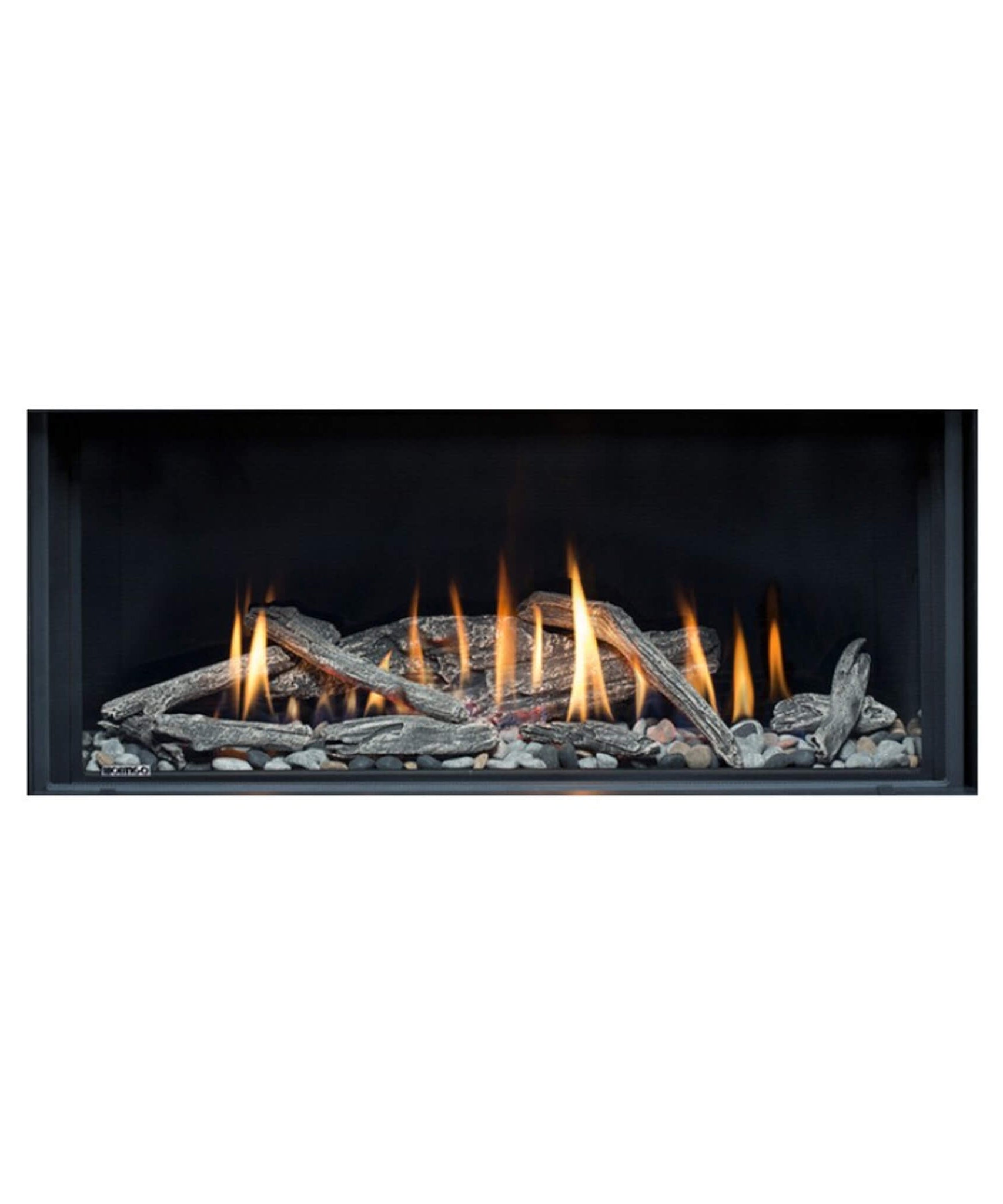 Montigo Distinction 63-Inch Single Sided Linear Direct Vent Natural Gas Fireplace [D6315NI-2] (SAK34218)