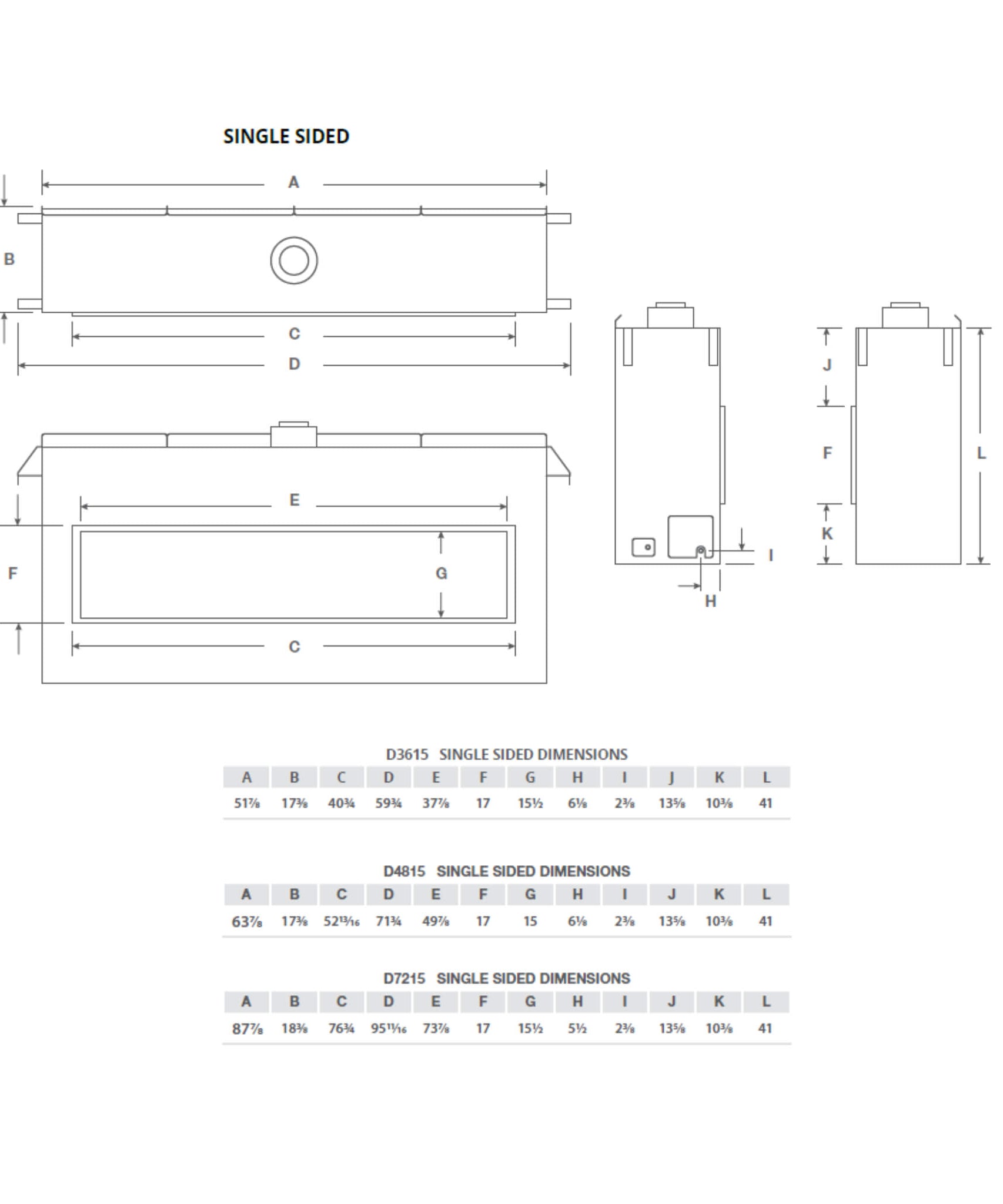 Montigo Distinction 72-Inch Single Sided Linear Direct Vent Natural Gas Fireplace [D7215NI-2] (SAK70824)