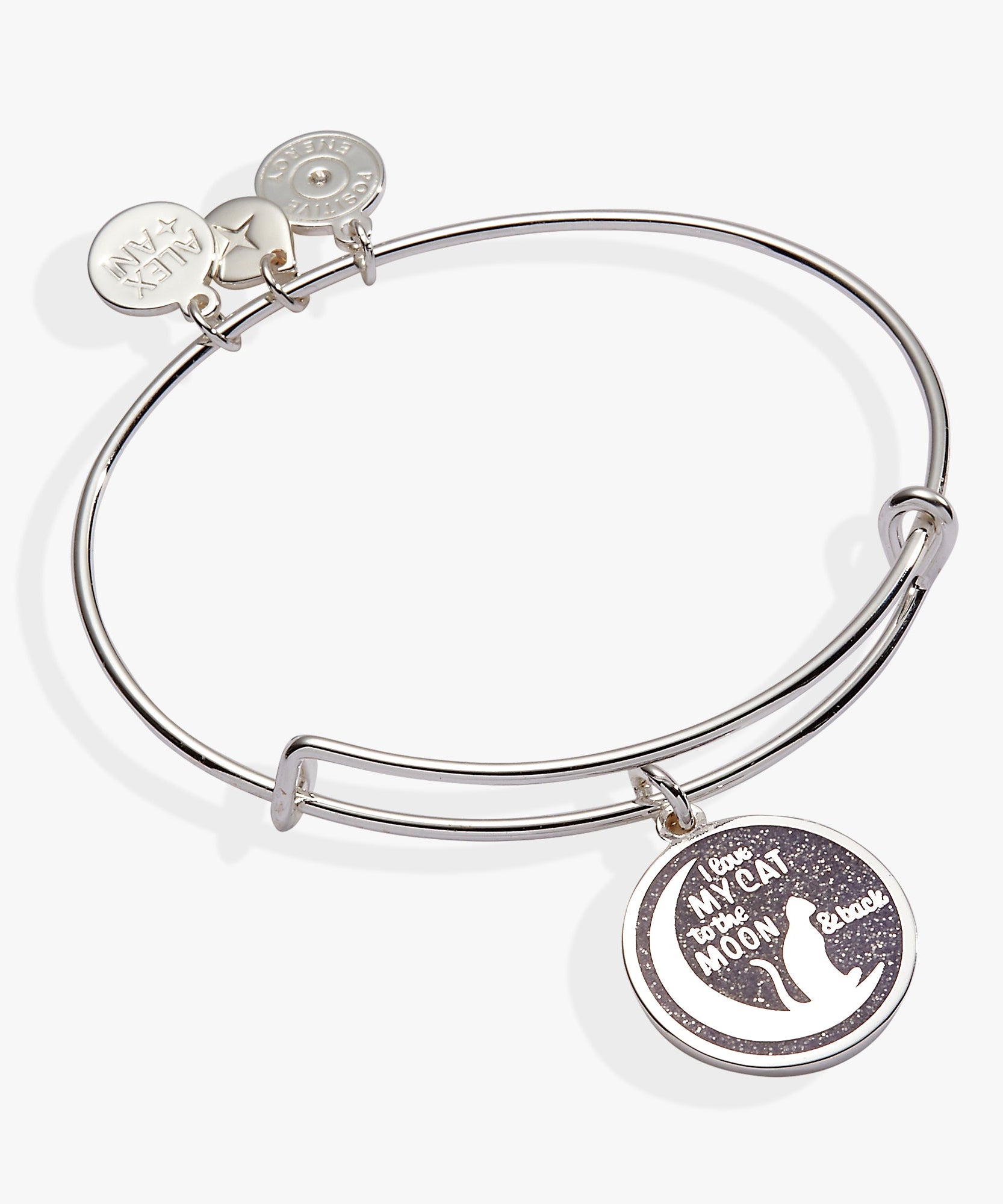 'Love My Cat to the Moon and Back' Bangle