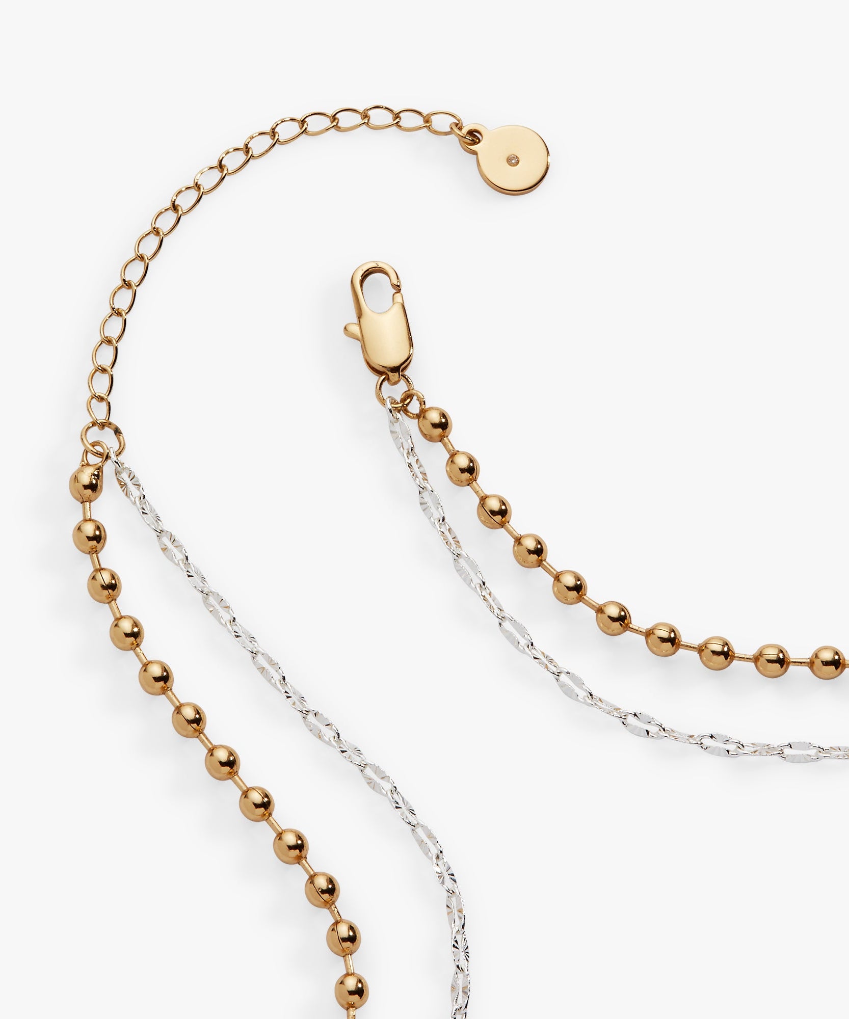 Moon Magic 2 Row Charm Necklace