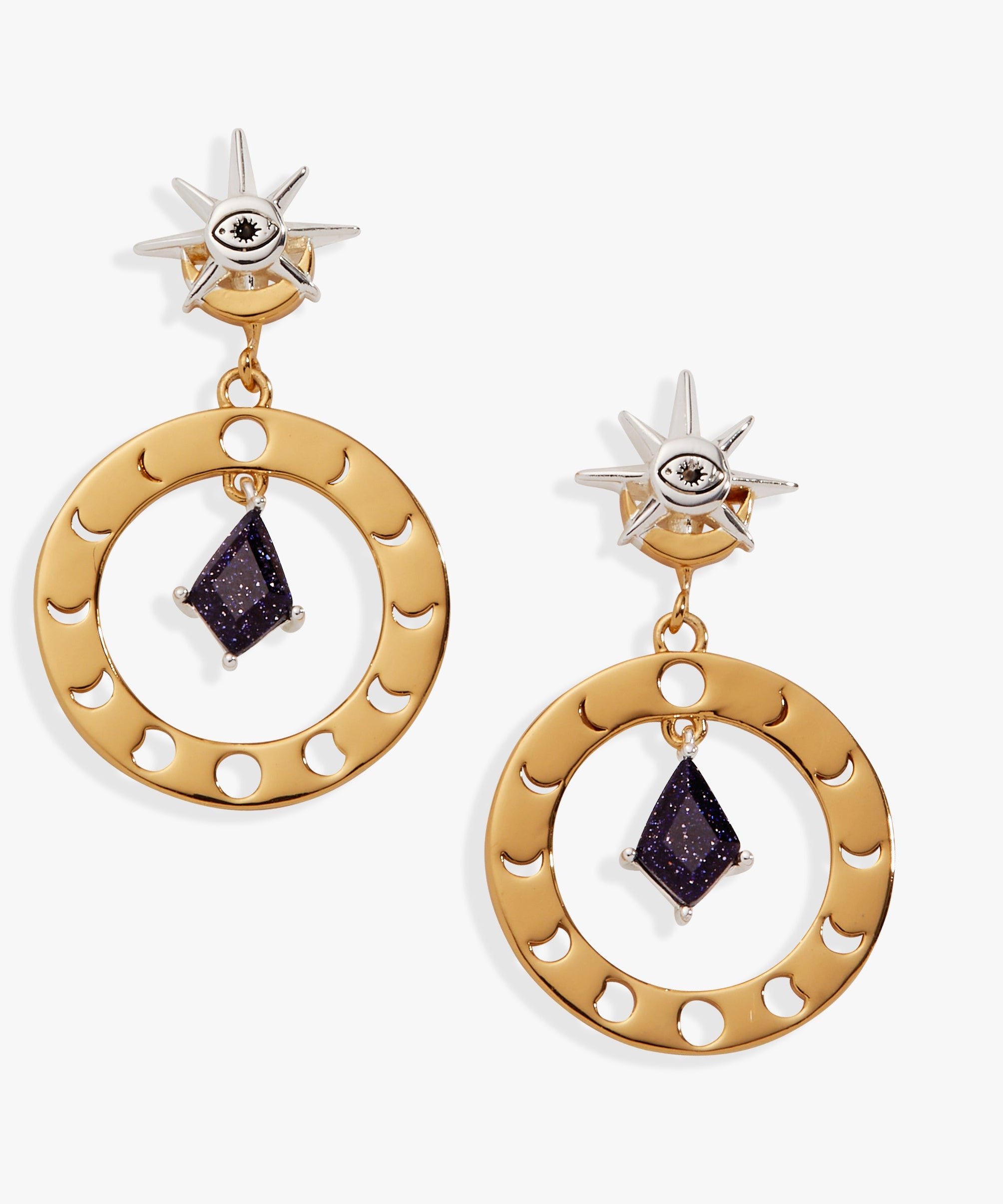 Moon Phase Statement Earring