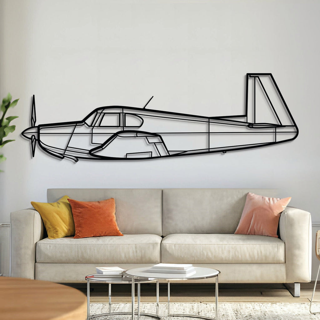 M20E Metal Aircraft Wall Art - NCP0105