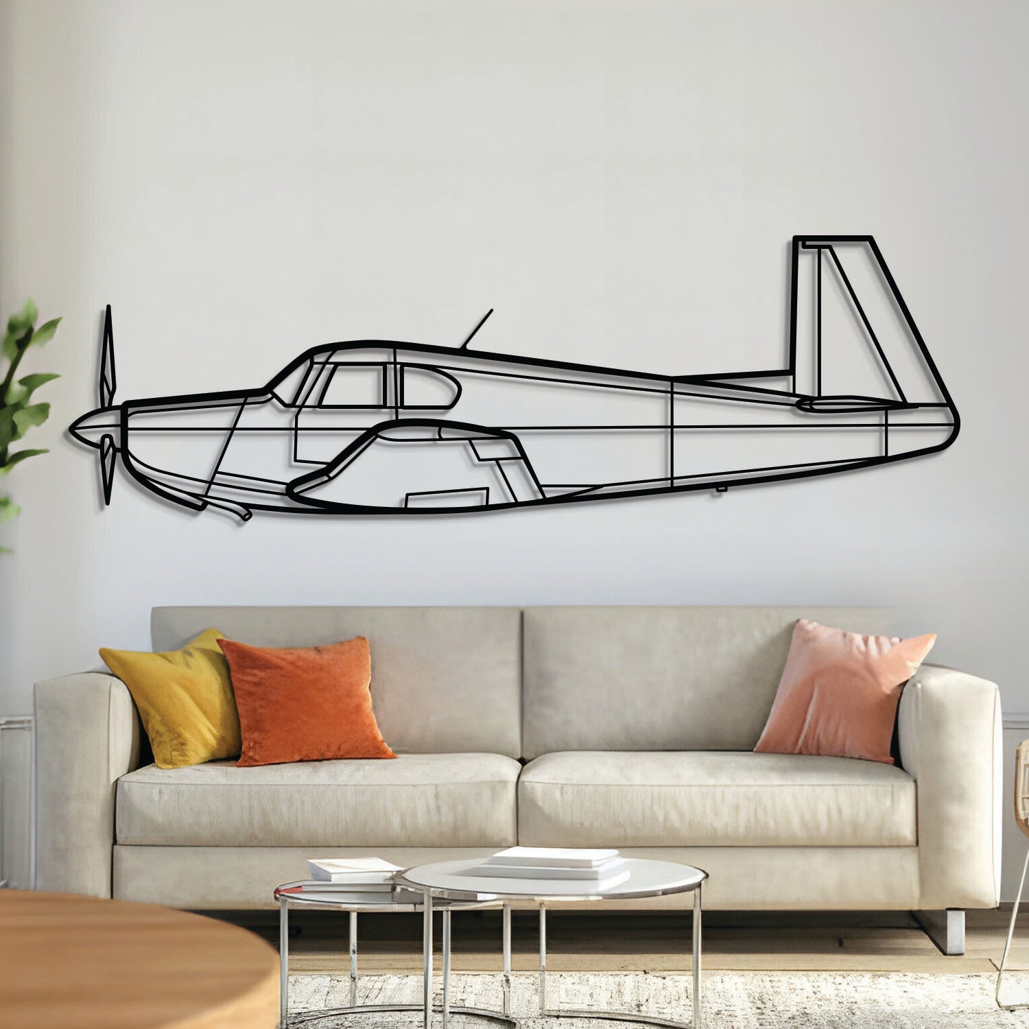 M20E Metal Aircraft Wall Art - NCP0105