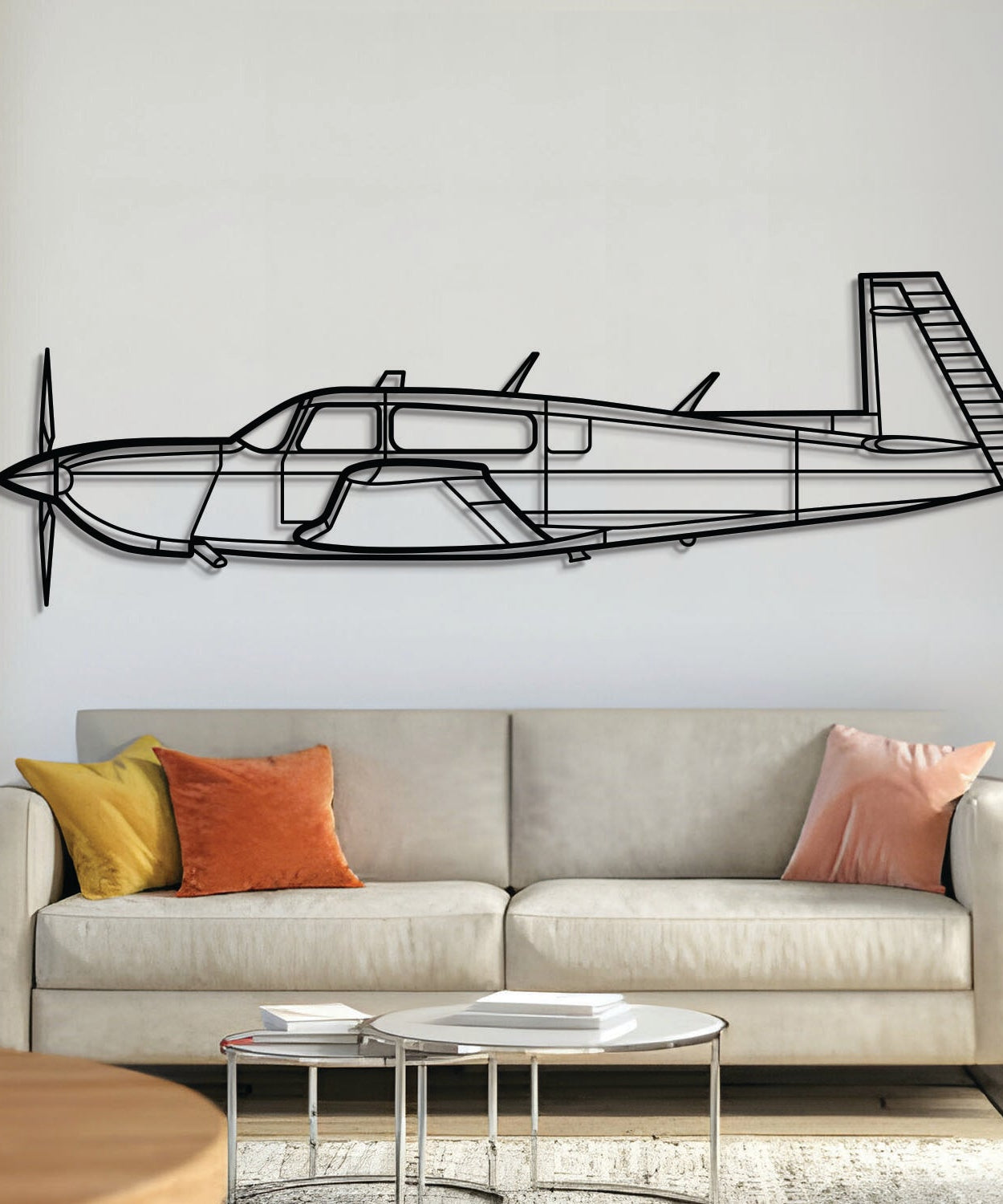 M20K Metallflugzeug Wandkunst - NCP0106
