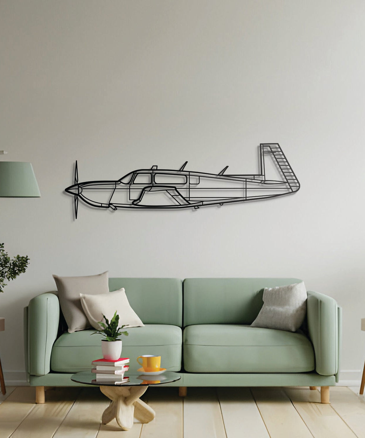 M20K Metallflugzeug Wandkunst - NCP0106