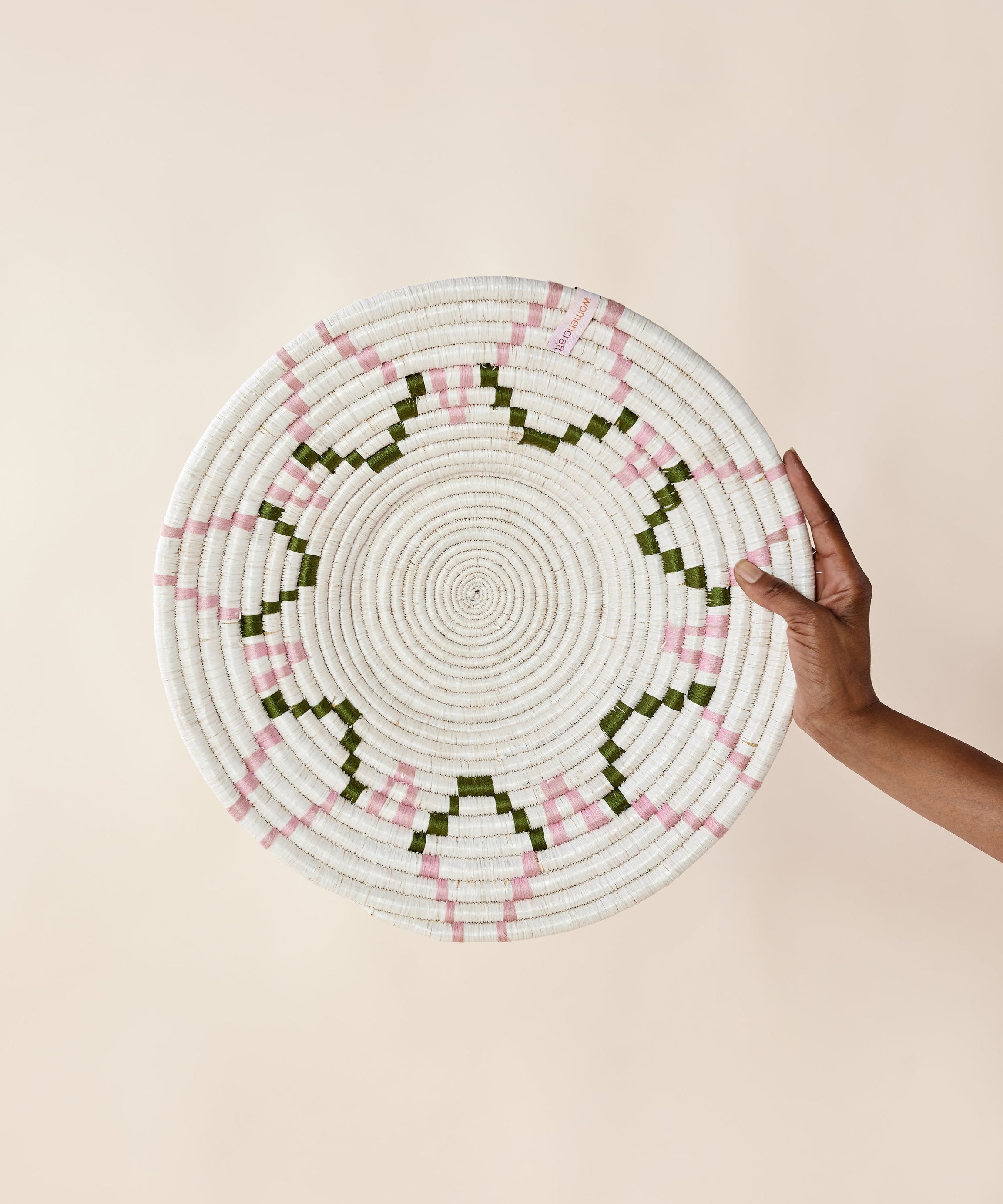 Mosaic Sunburst Wall Basket
