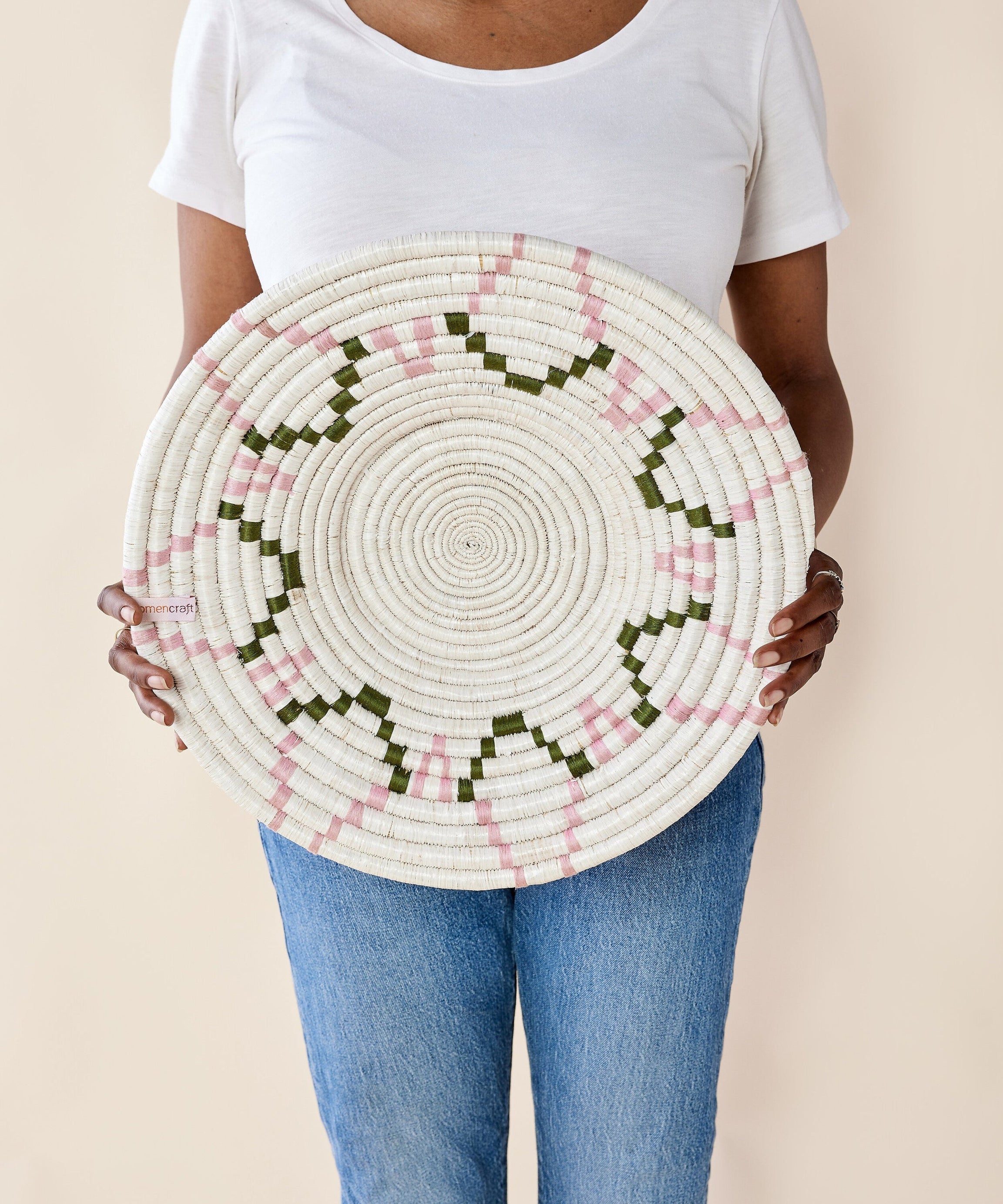 Mosaic Sunburst Wall Basket