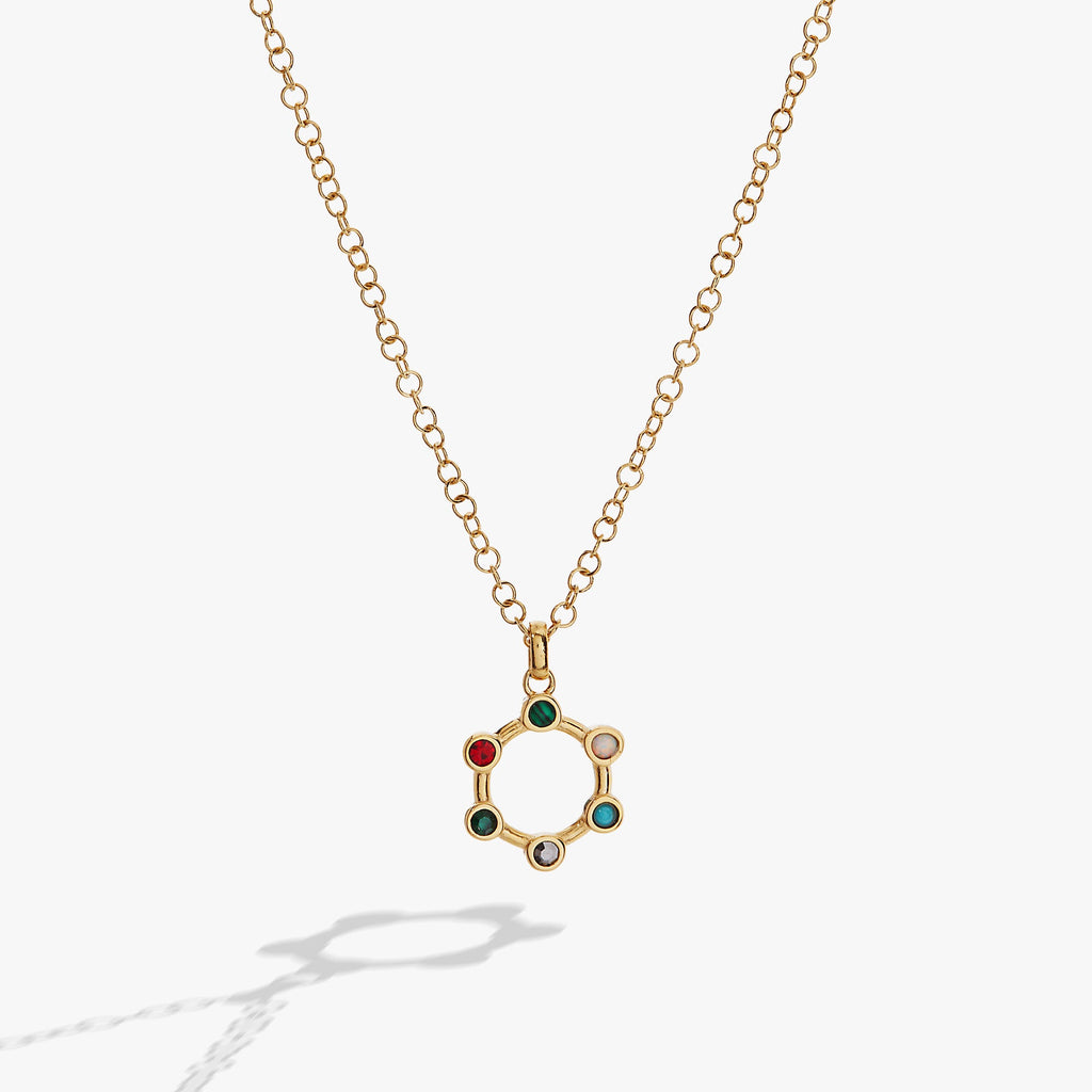 Mother Hidden Message Acrostic Necklace