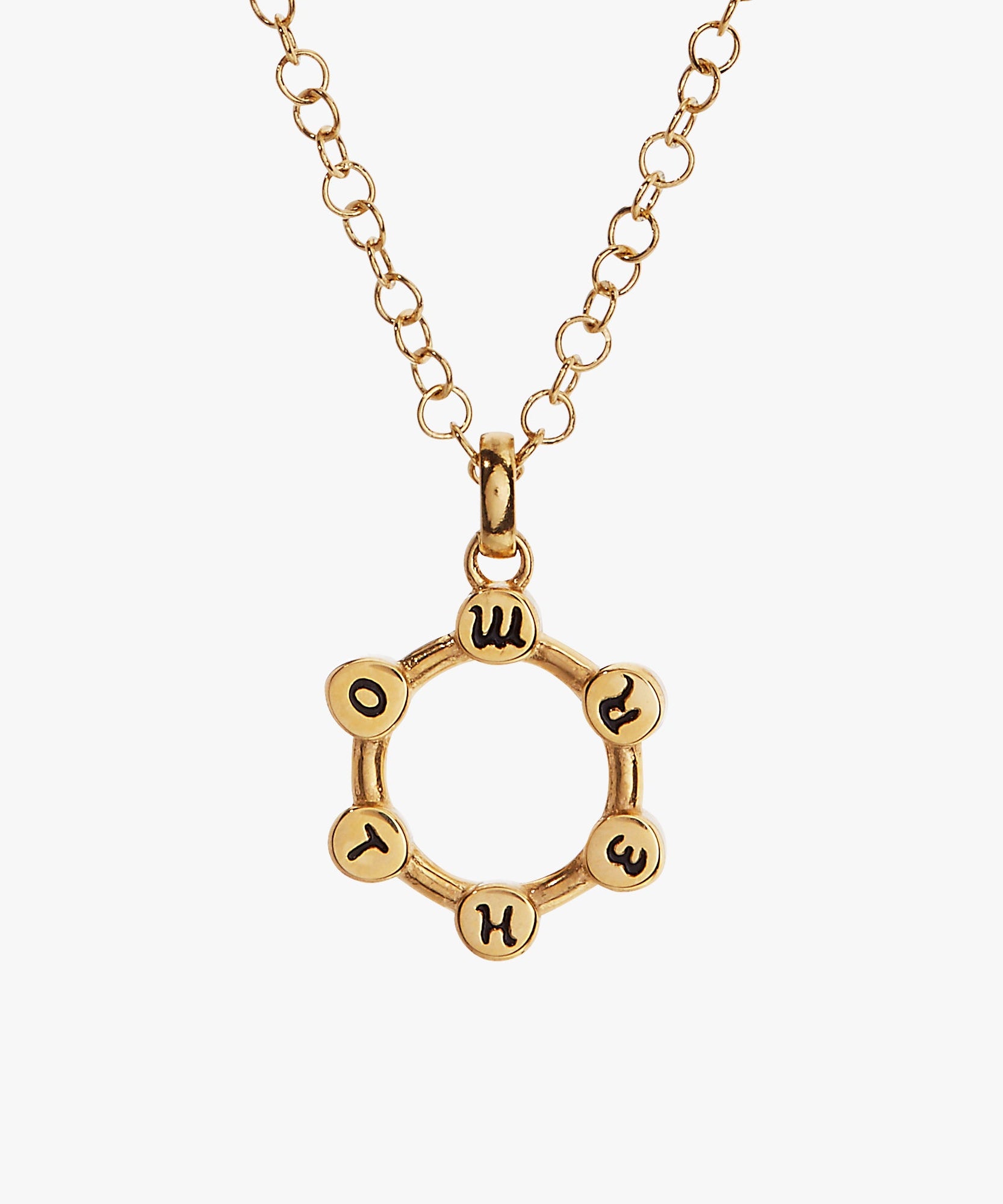 Mother Hidden Message Acrostic Necklace