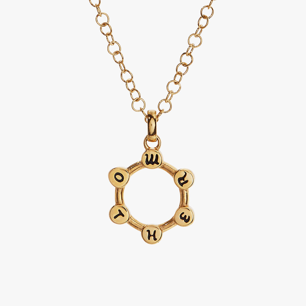 Mother Hidden Message Acrostic Necklace