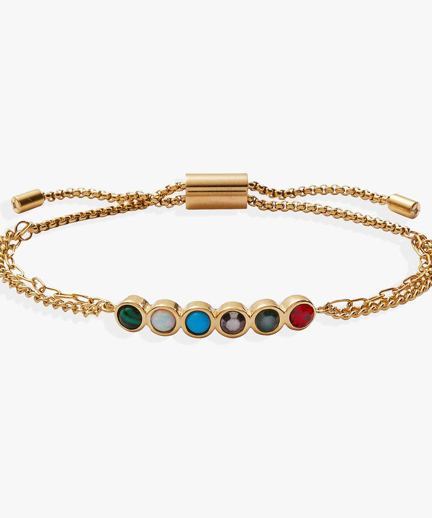 Mother Hidden Message Acrostic Bolo Bracelet