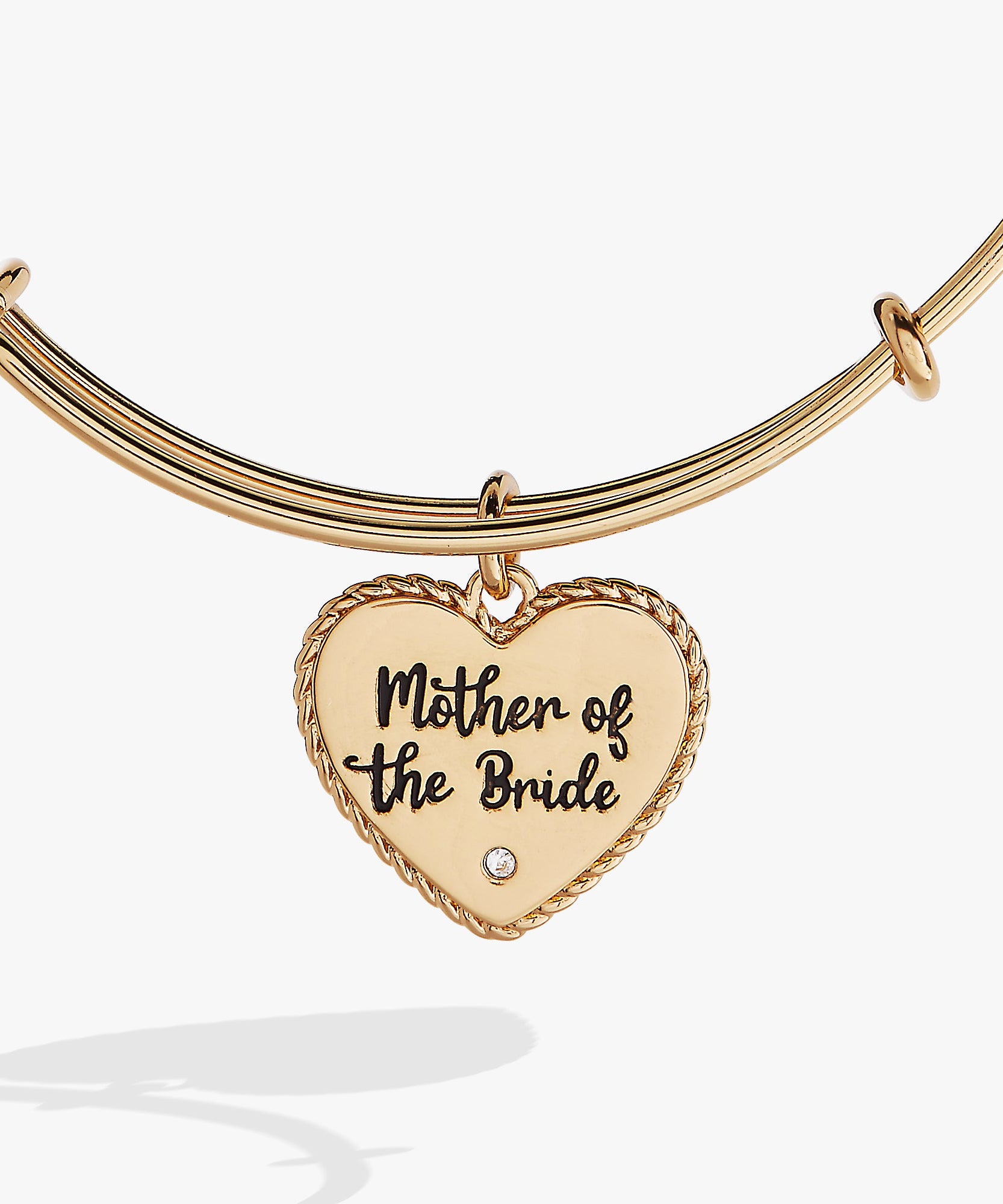 Mother of the Bride Heart Bangle