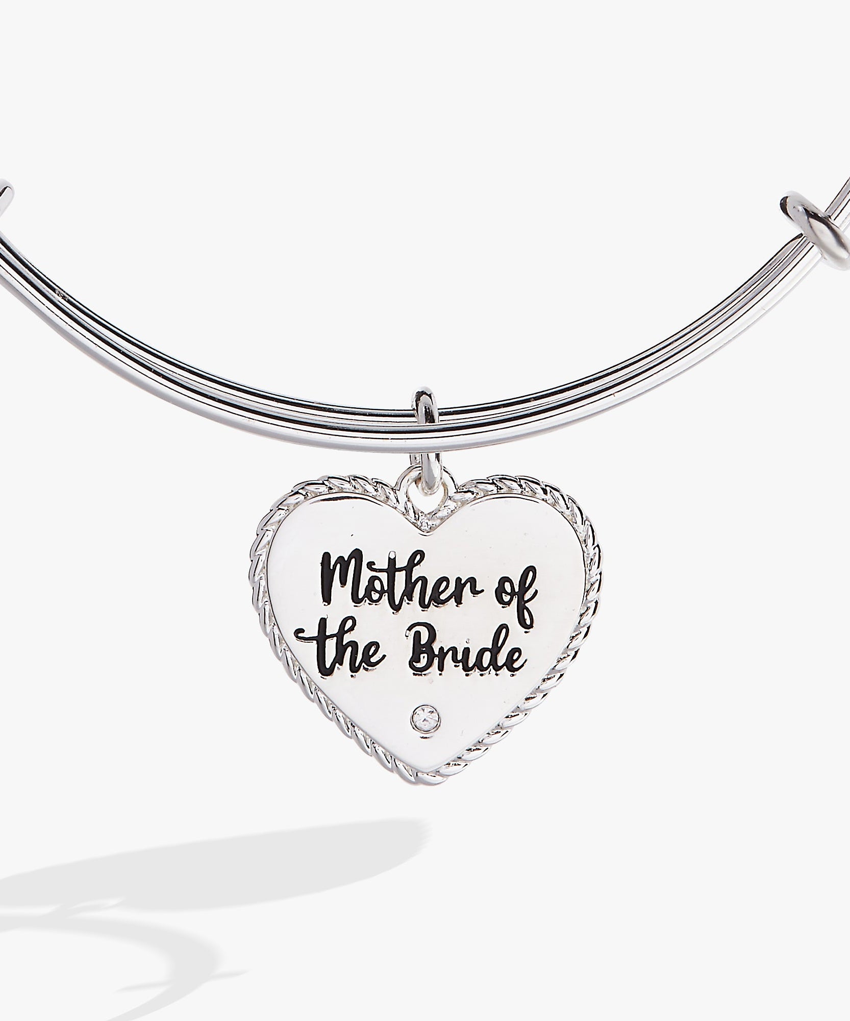 Mother of the Bride Heart Bangle