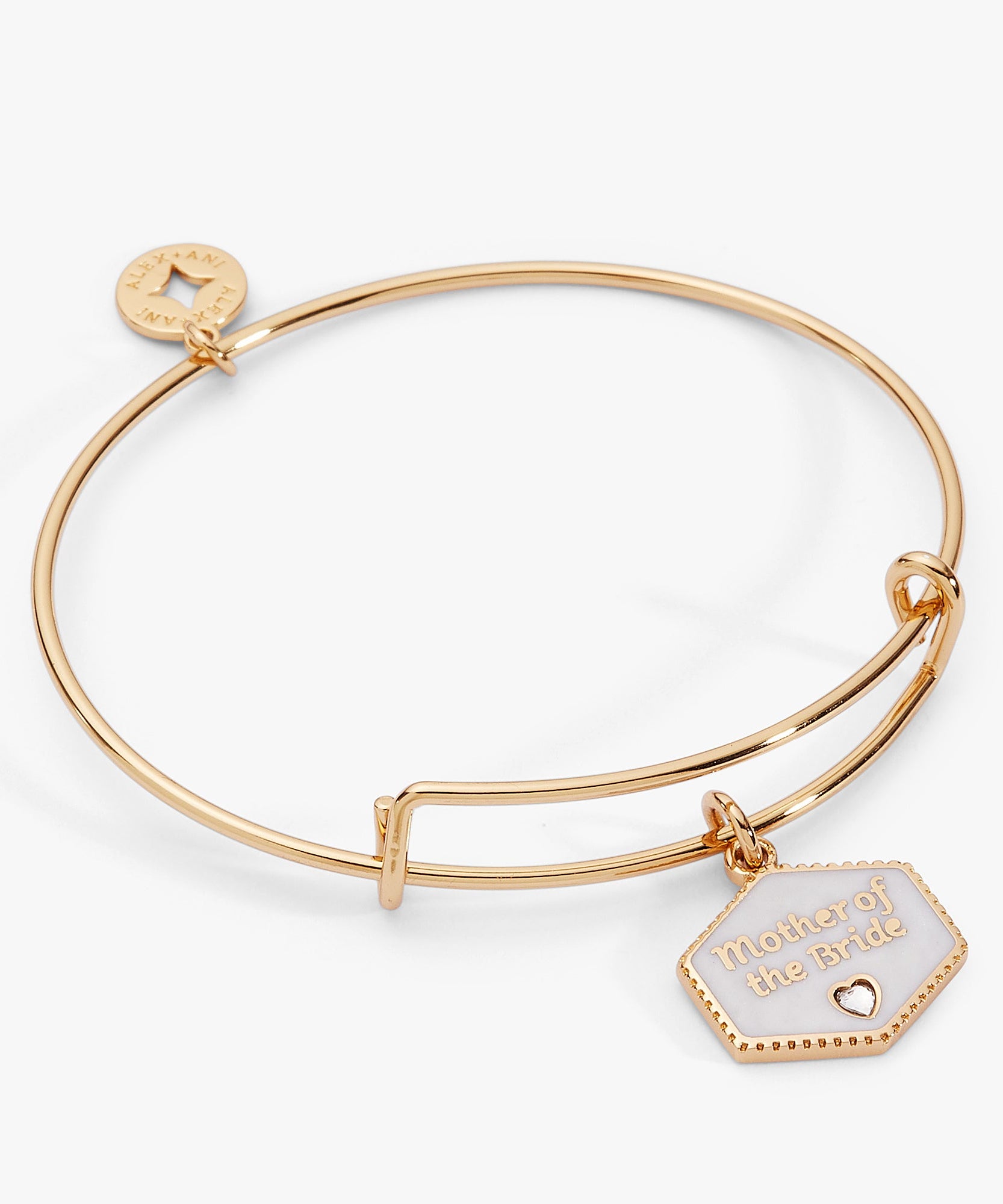 Mother of the Bride Mother of Pearl Charm Bangle