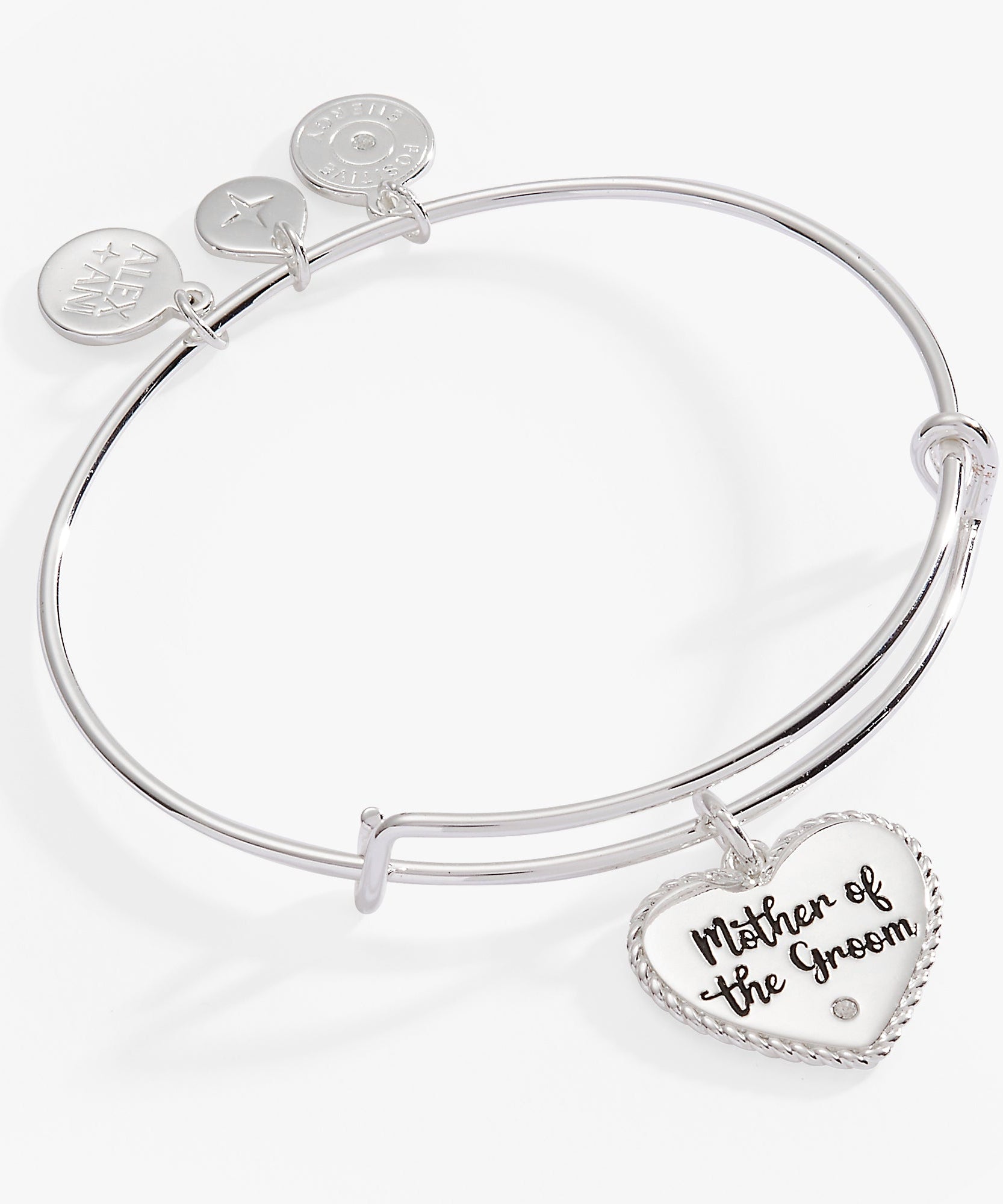 Mother of the Groom Heart Bangle