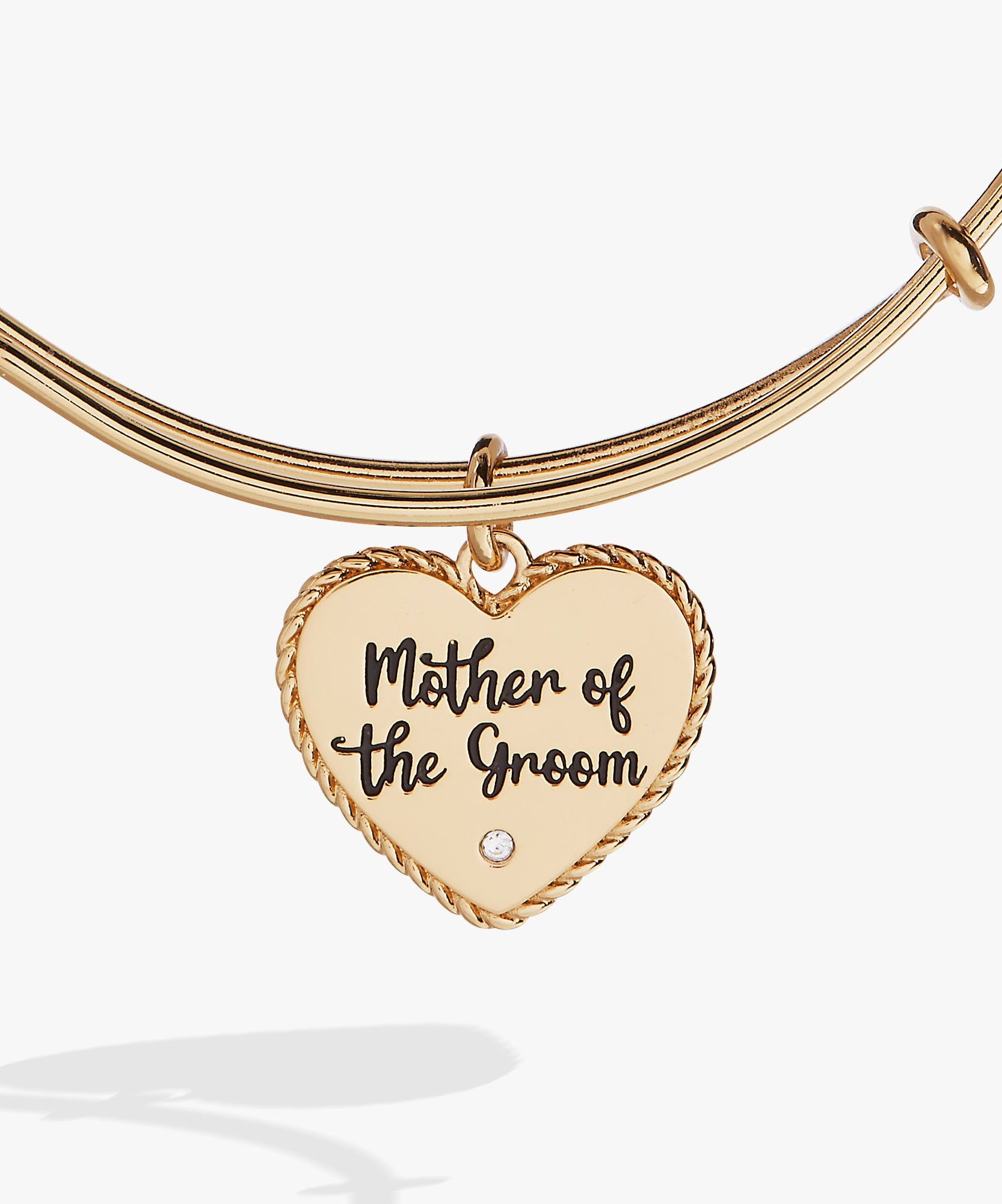 Mother of the Groom Heart Bangle