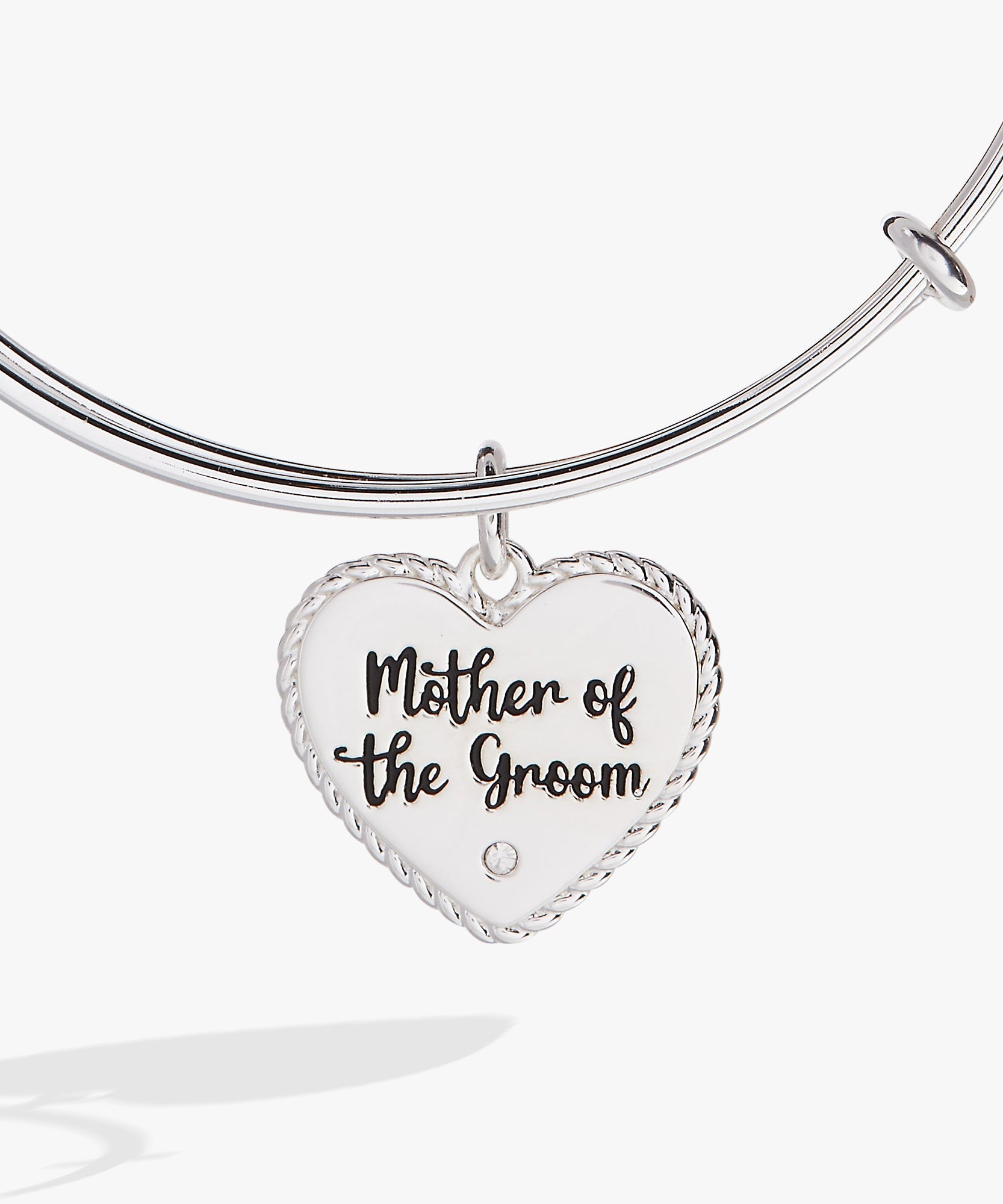 Mother of the Groom Heart Bangle