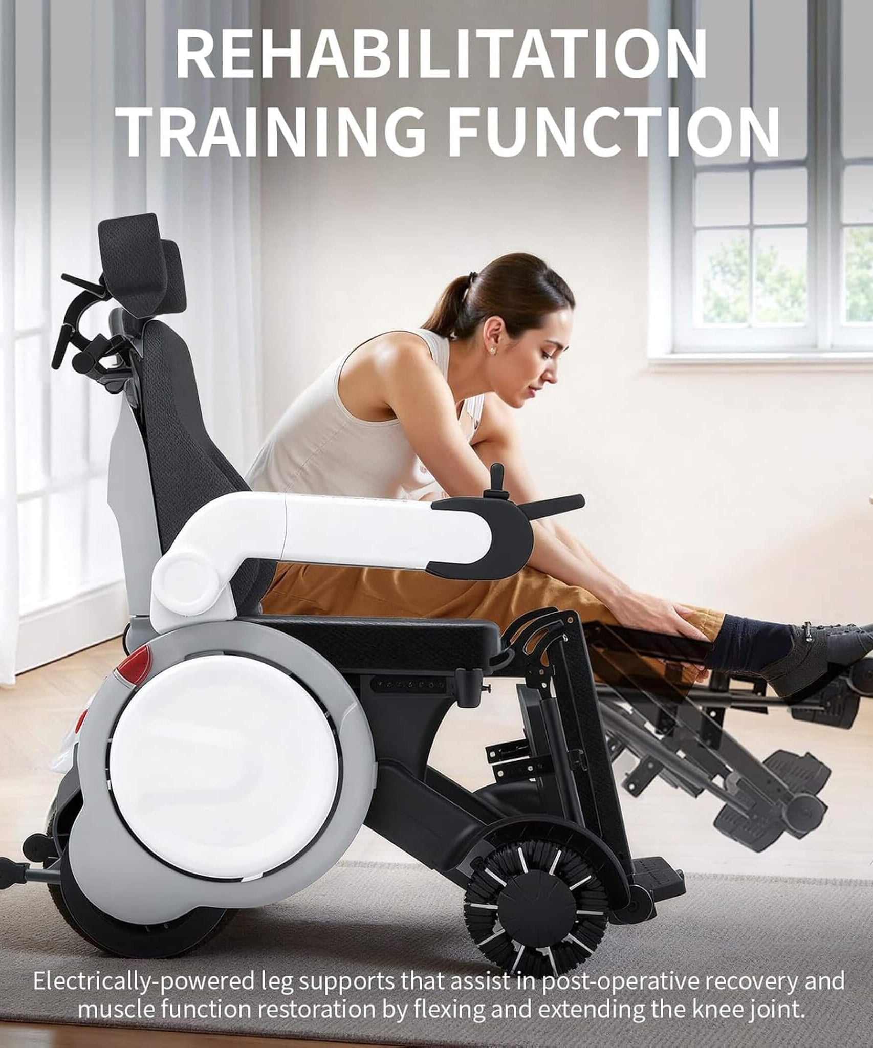 Motivo One-Touch Zero Gravity Electric Folding Wheelchair [FDA-Approved] (SAK20968)