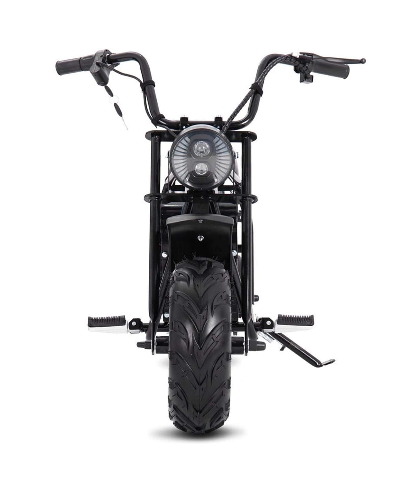 MotoTec 1000W 48V/12AH Electric Powered Mini Bike, Black (SAK17859)