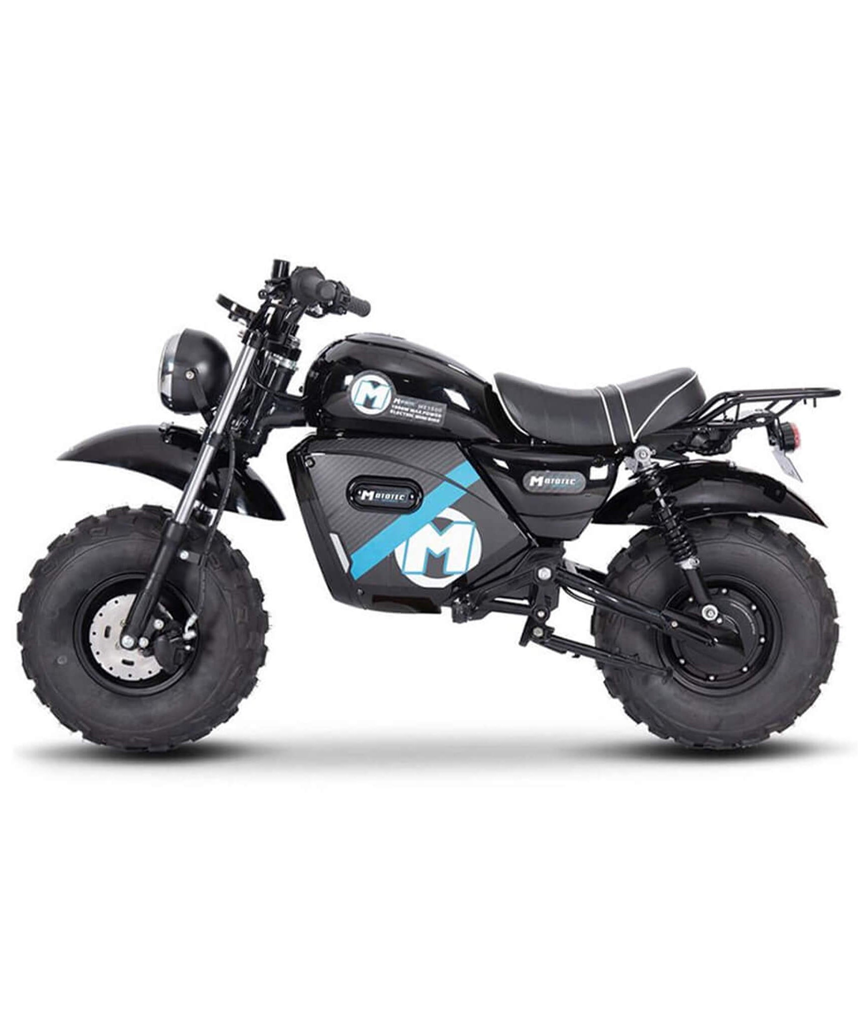 MotoTec 1500W 60V/20AH Electric Powered Mini Bike, Black (SAK32086)