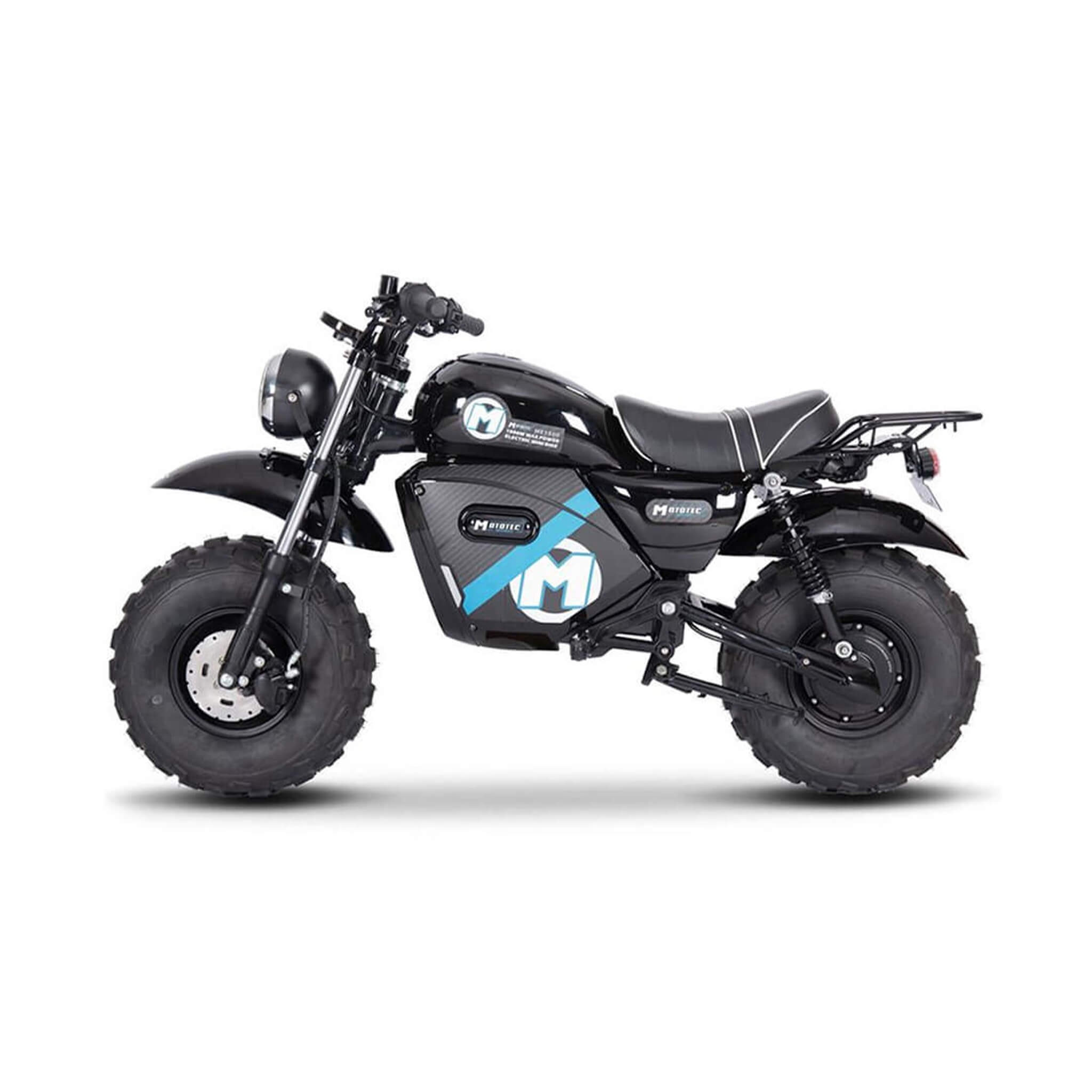 MotoTec 1500W 60V/20AH Electric Powered Mini Bike, Black (SAK32086)