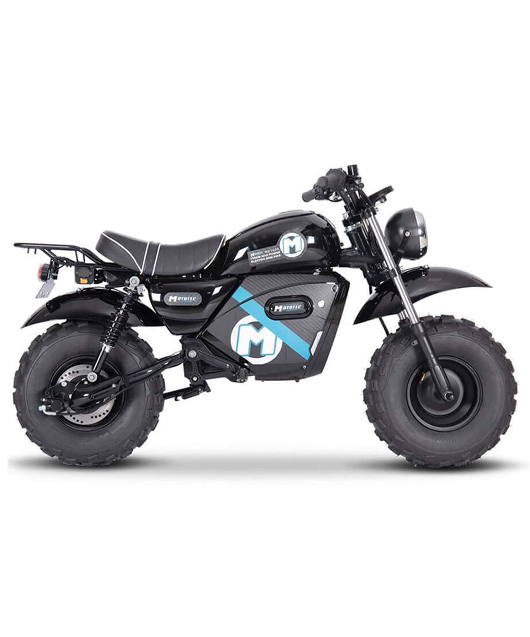 MotoTec 1500W 60V/20AH Electric Powered Mini Bike, Black (SAK32086)