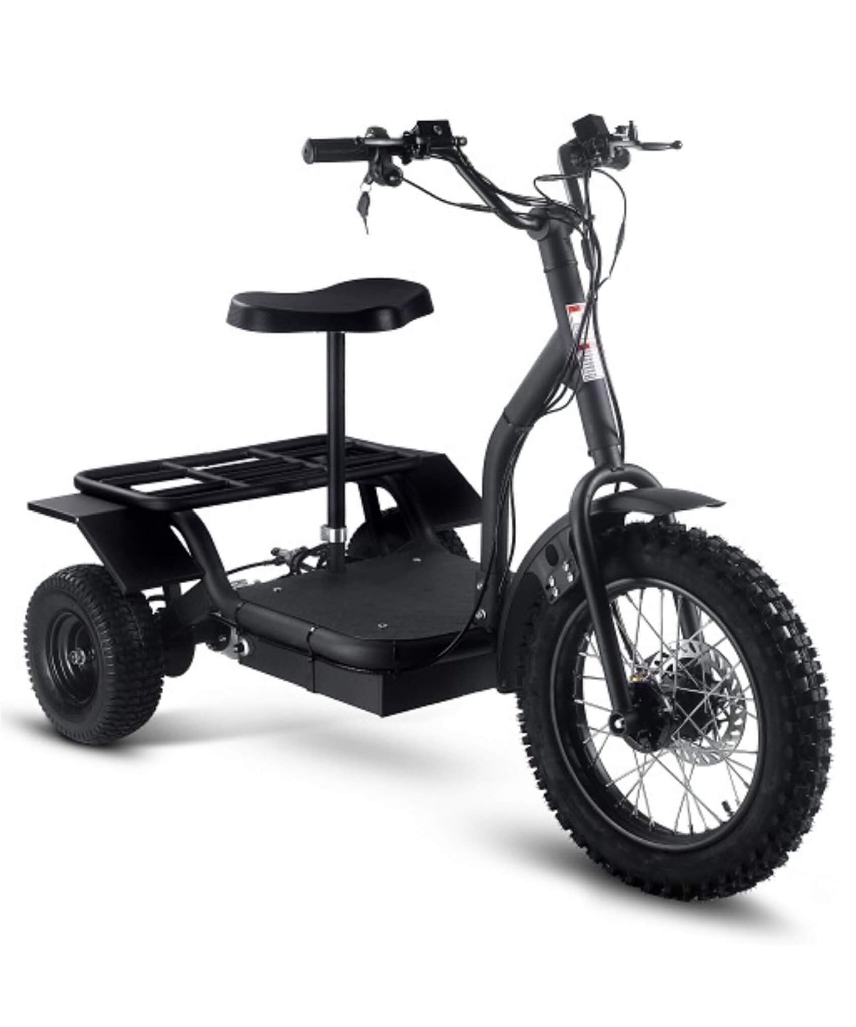 MotoTec 48V 1200W Electric Trike Three Wheel Scooter (SAK70549)