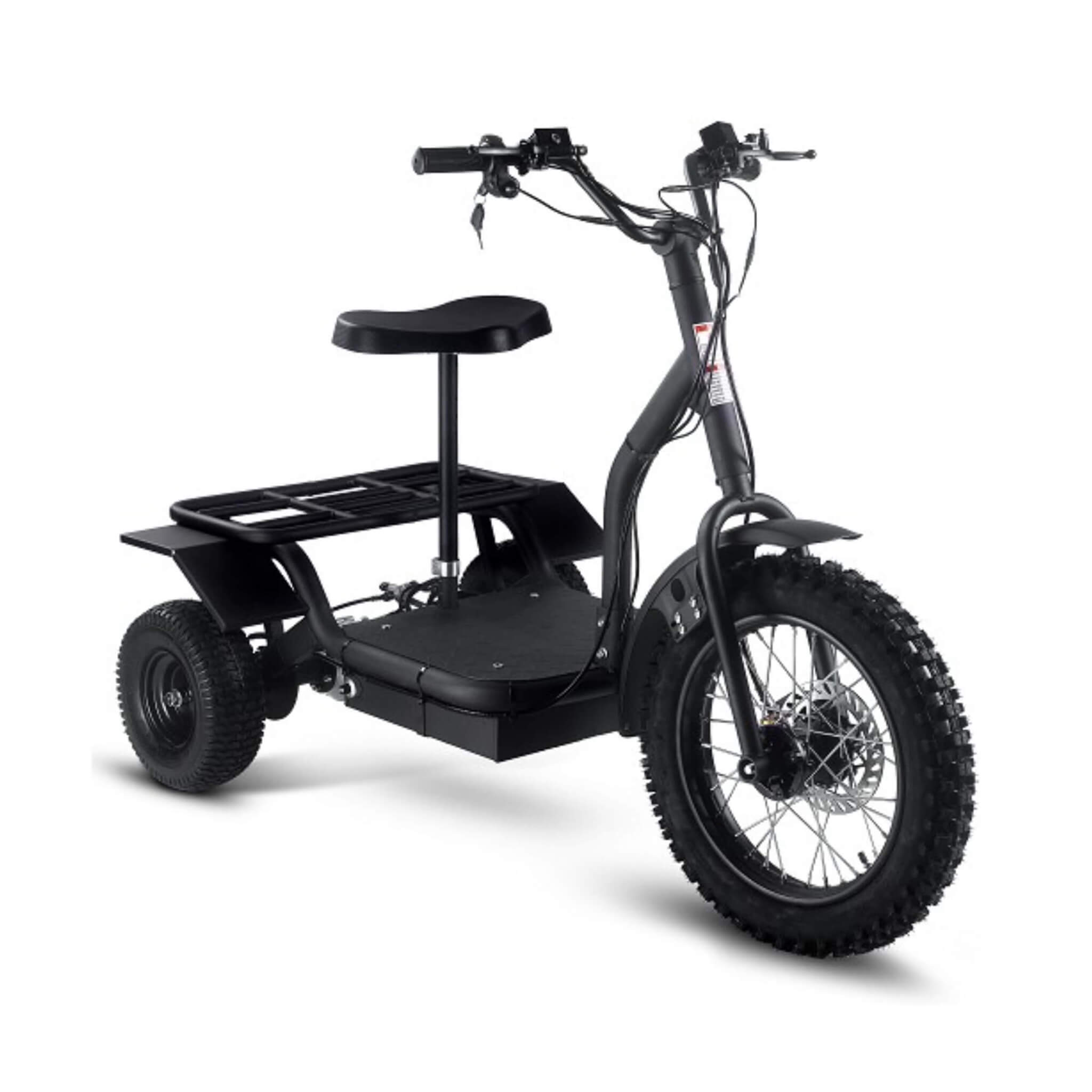MotoTec 48V 1200W Electric Trike Three Wheel Scooter (SAK70549)