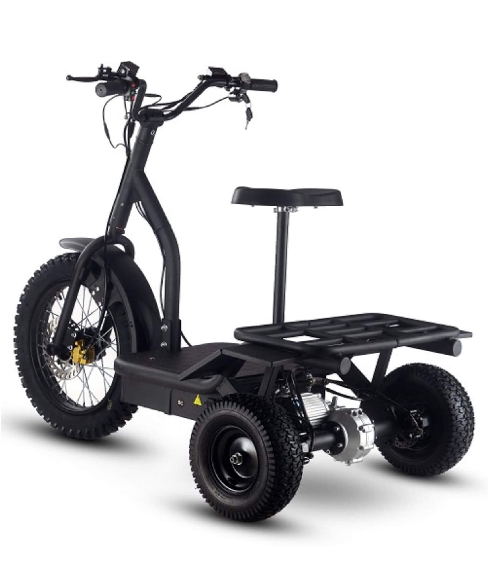 MotoTec 48V 1200W Electric Trike Three Wheel Scooter (SAK70549)