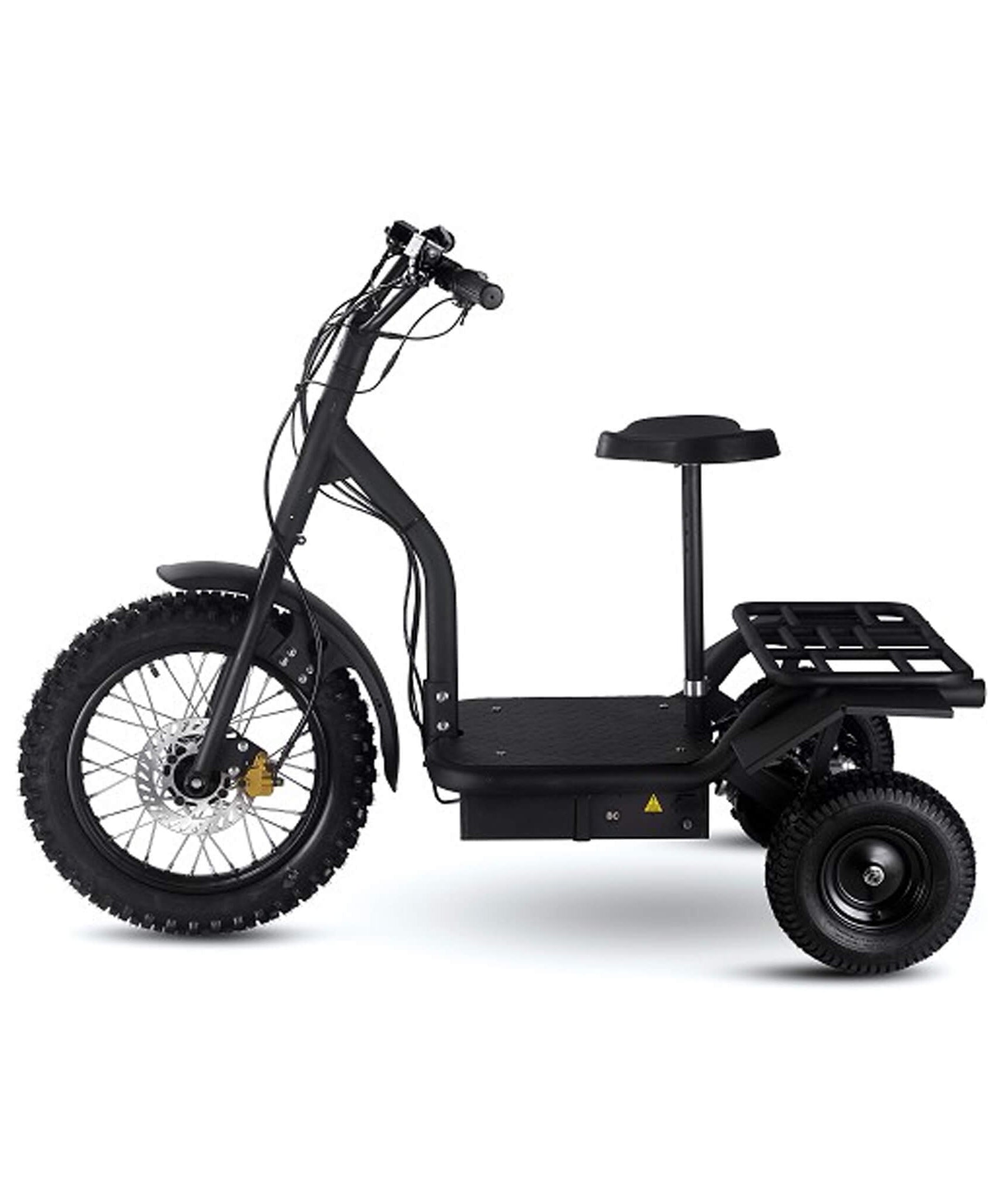 MotoTec 48V 1200W Electric Trike Three Wheel Scooter (SAK70549)